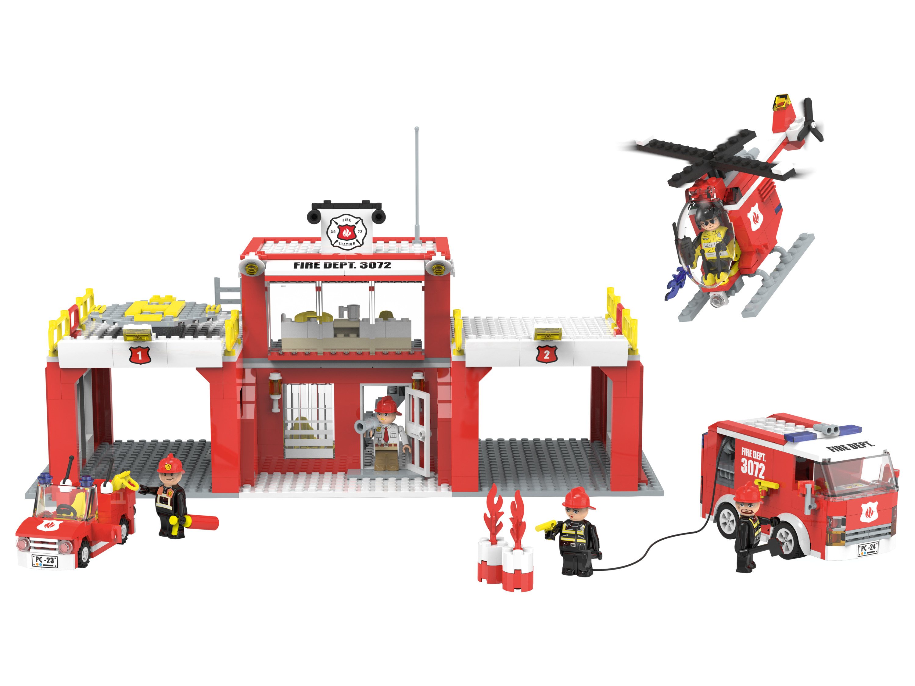 PLAYTIVE CLIPPYS Set L (Feuerwehrstation)