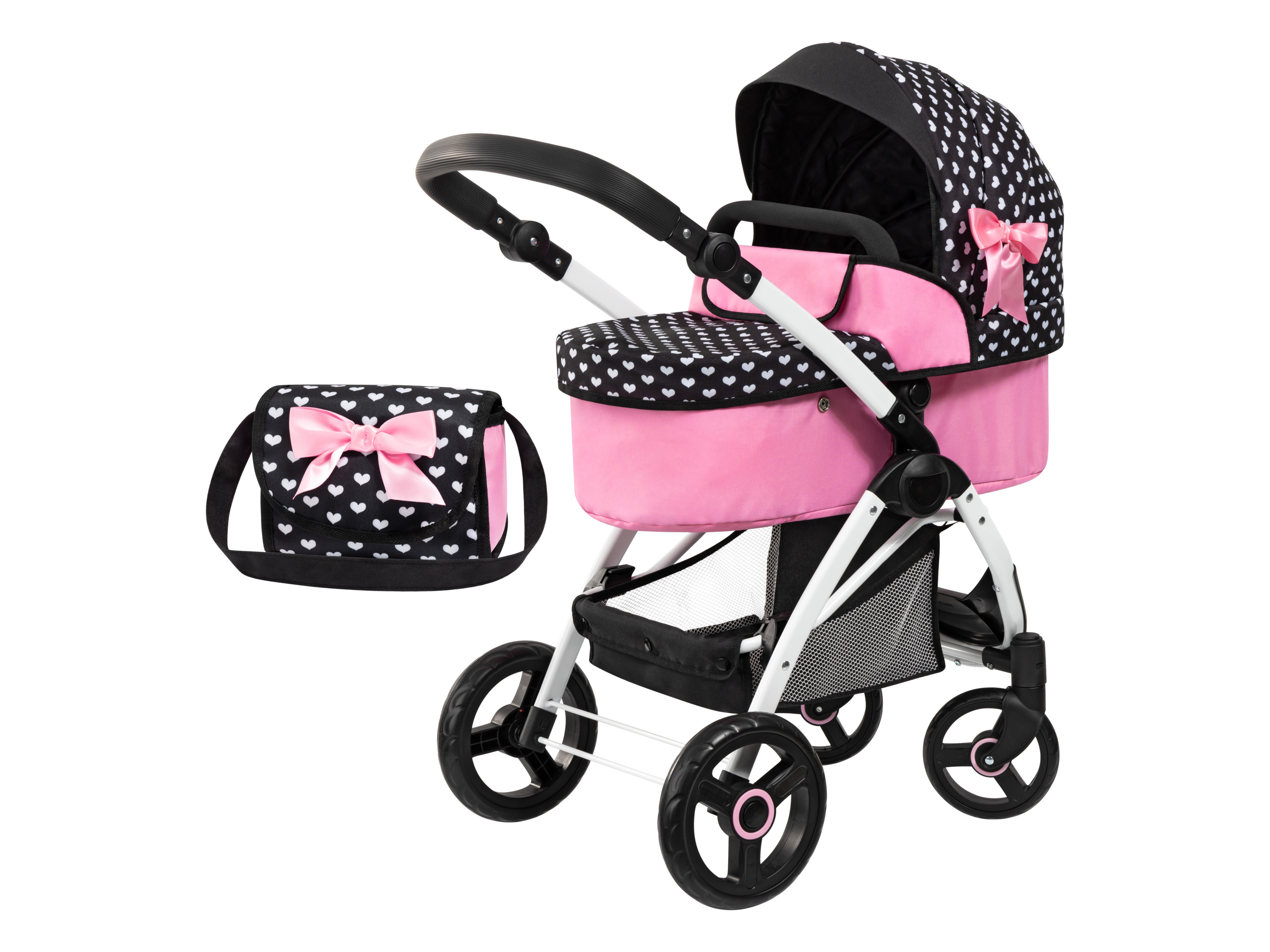 BAYER DESIGN Kombi-Puppenwagen City Max (Schwarz)