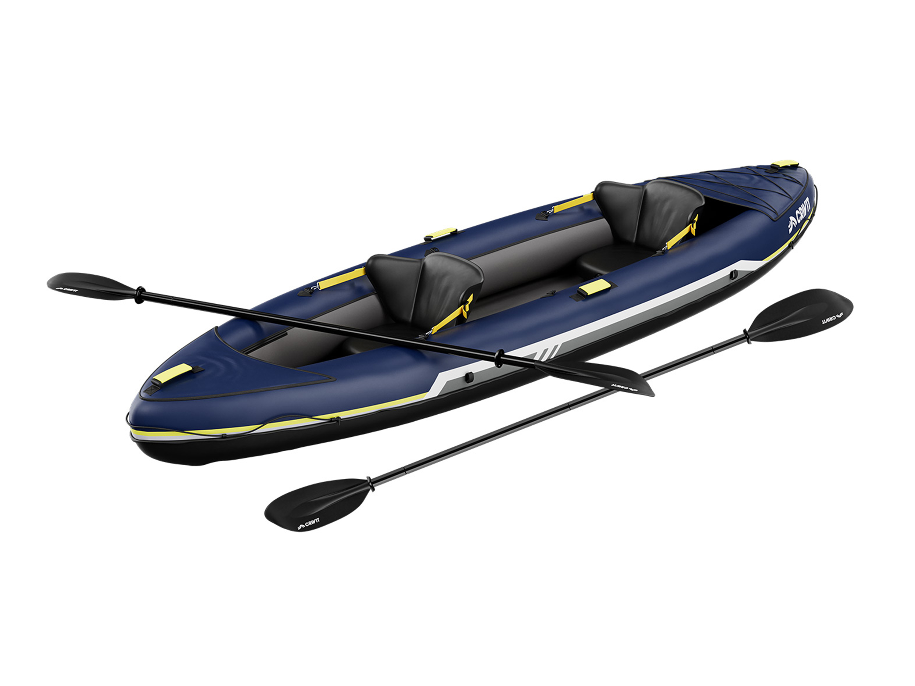 CRIVIT 2-Sitzer-Touring-Kajak, aufblasbar