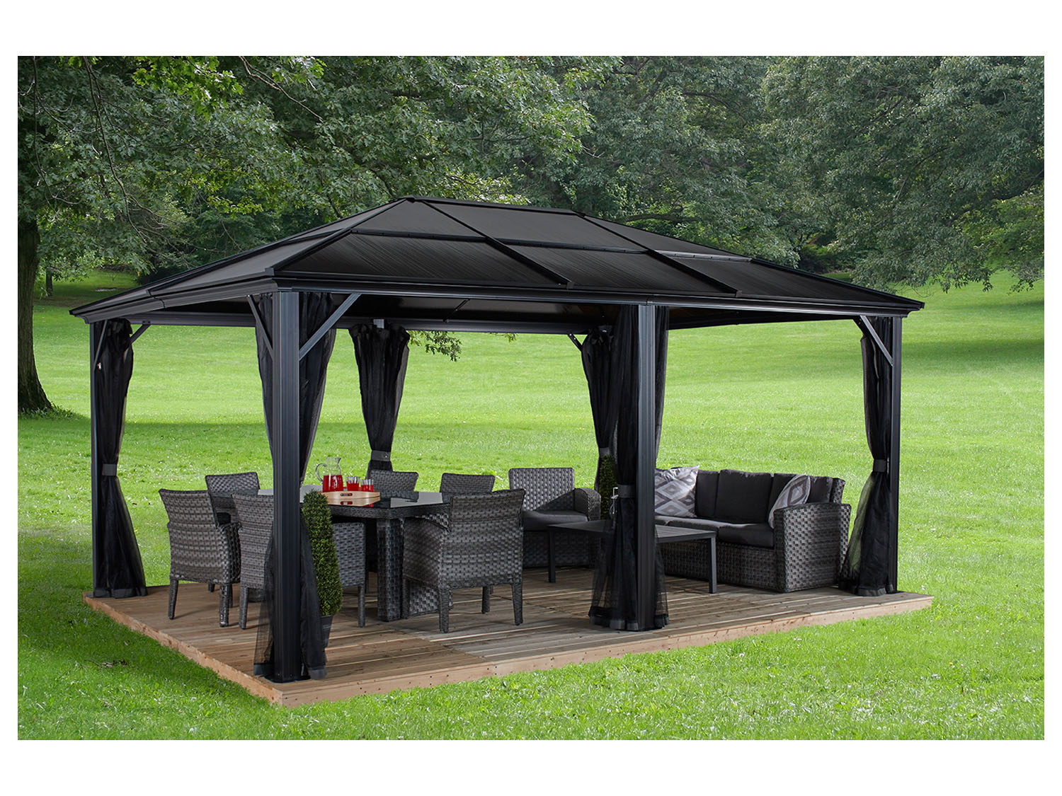 SOJAG Canada Aluminium Pavillon »Meridien«, 12 x 16