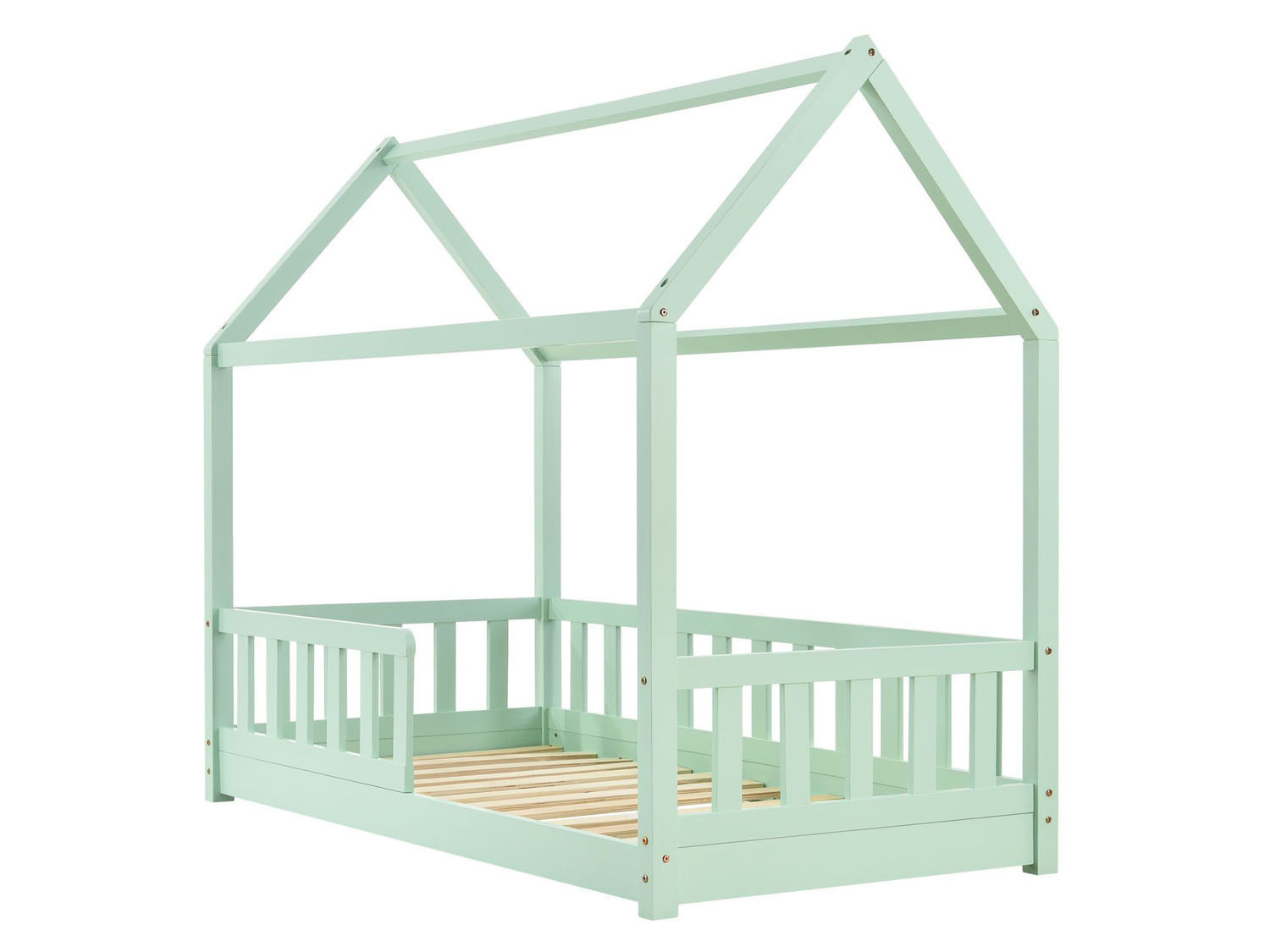 Juskys Kinderbett Marli_STR_OS (mint, 160 x 80 cm)