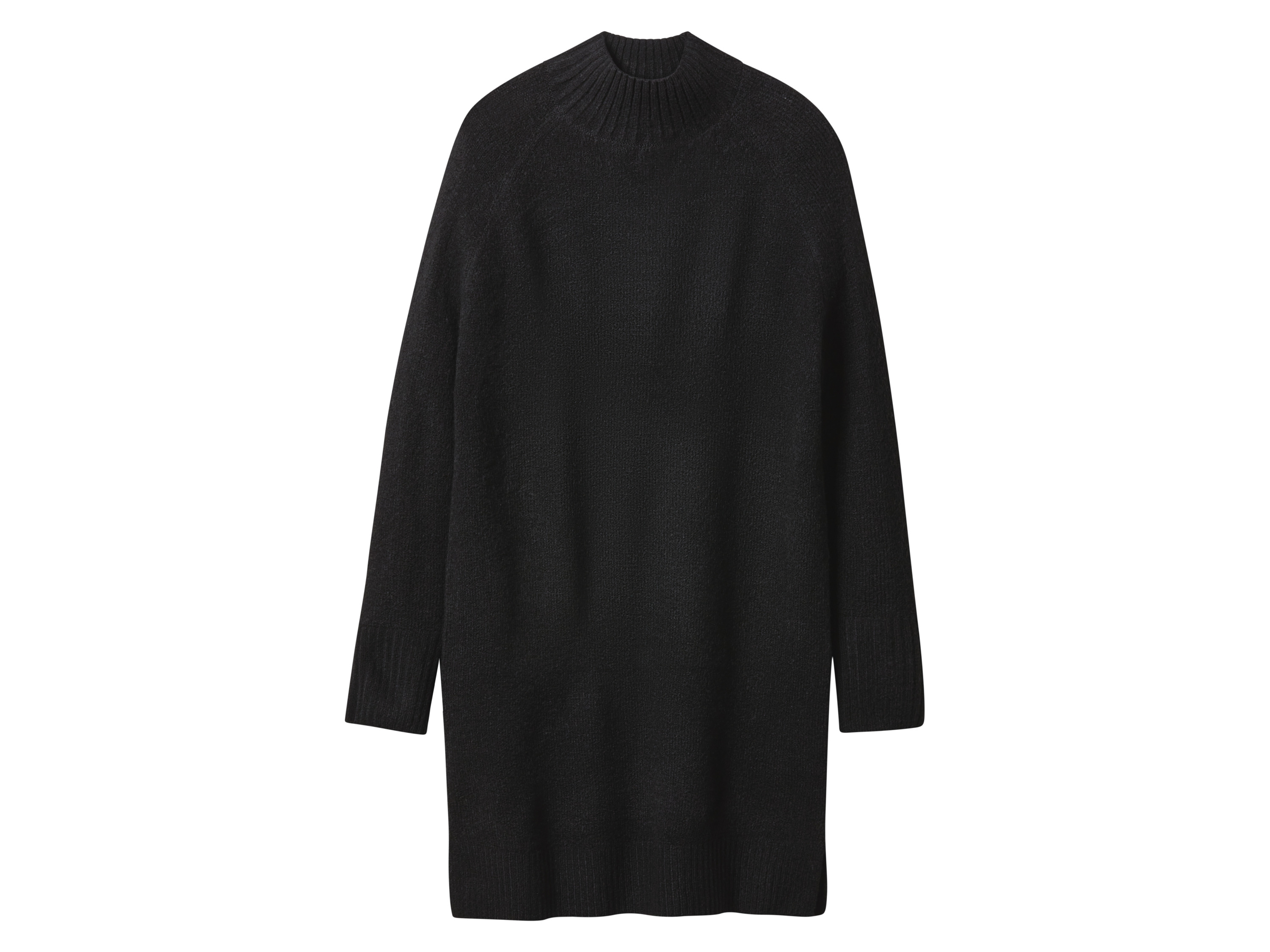 ESMARA® Damen Strickkleid (Schwarz, S(36/38))
