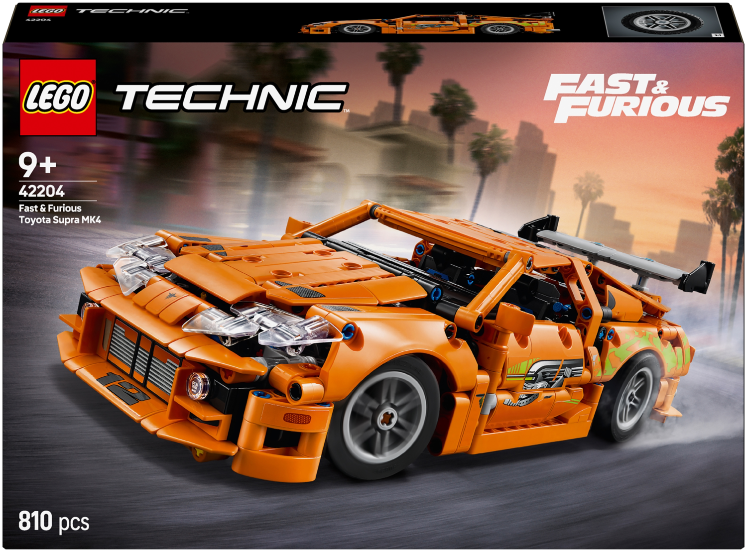LEGO® TECHNIC Fast and Furious Toyota Supra MK4 42204