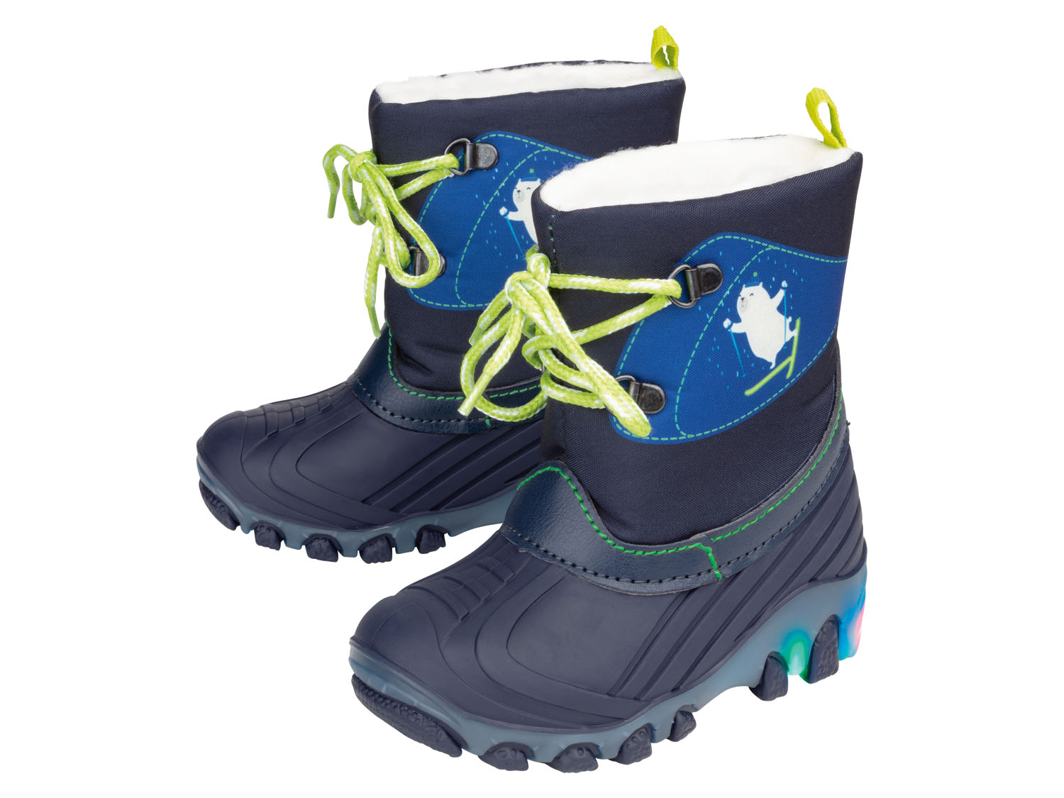 lupilu® Kleinkinder LED-Winterstiefel (Navy, 24)