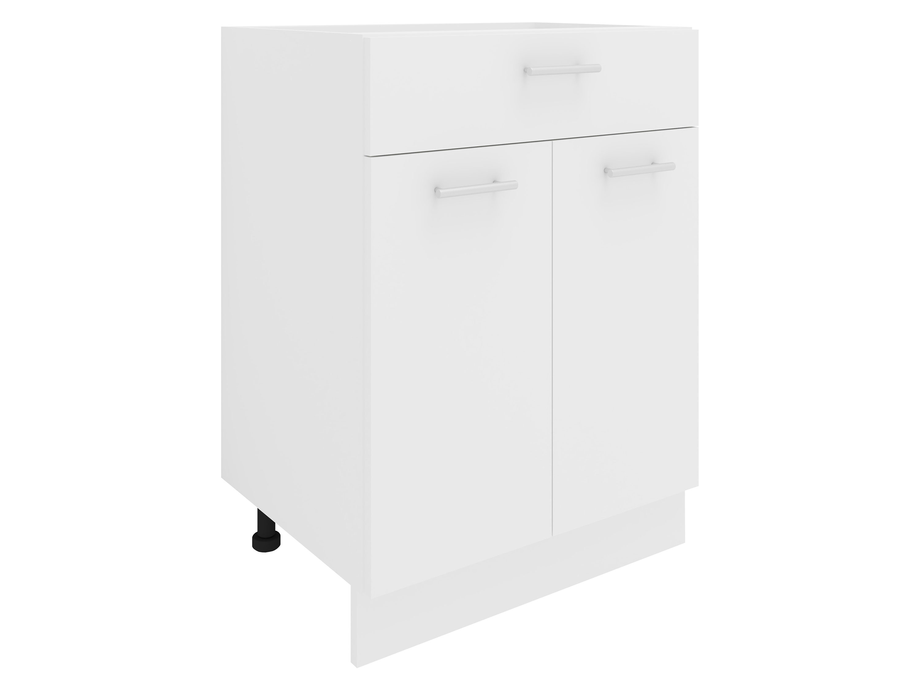 VCM Unterschrank/Frontblende Esilo (Küchenschrank, Weiß/Weiß, 2 Türen/ 1 Schublade)