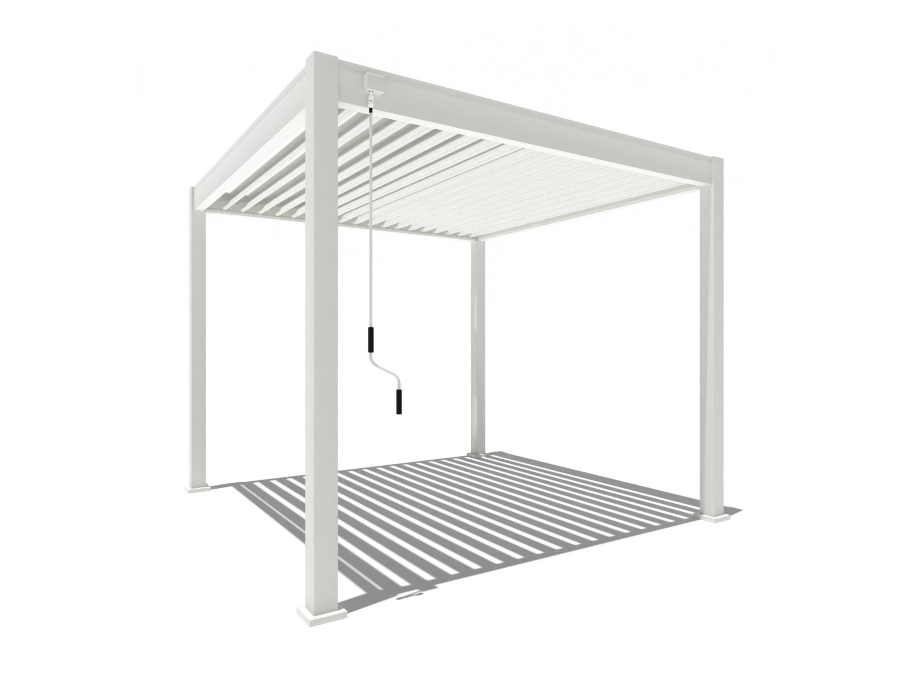Pergoline Pavillon Trumpf (Weiß, 3 x 3 m)''