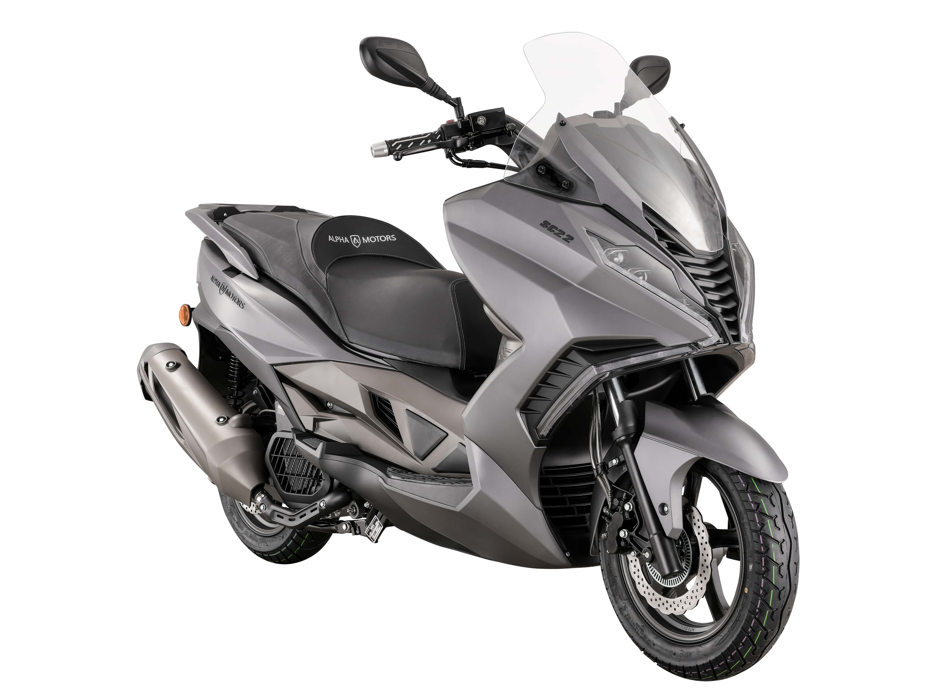 Alpha Motors Motorroller Sport Cruiser 22 125 ccm 95 km/h EURO 5 (Grau)