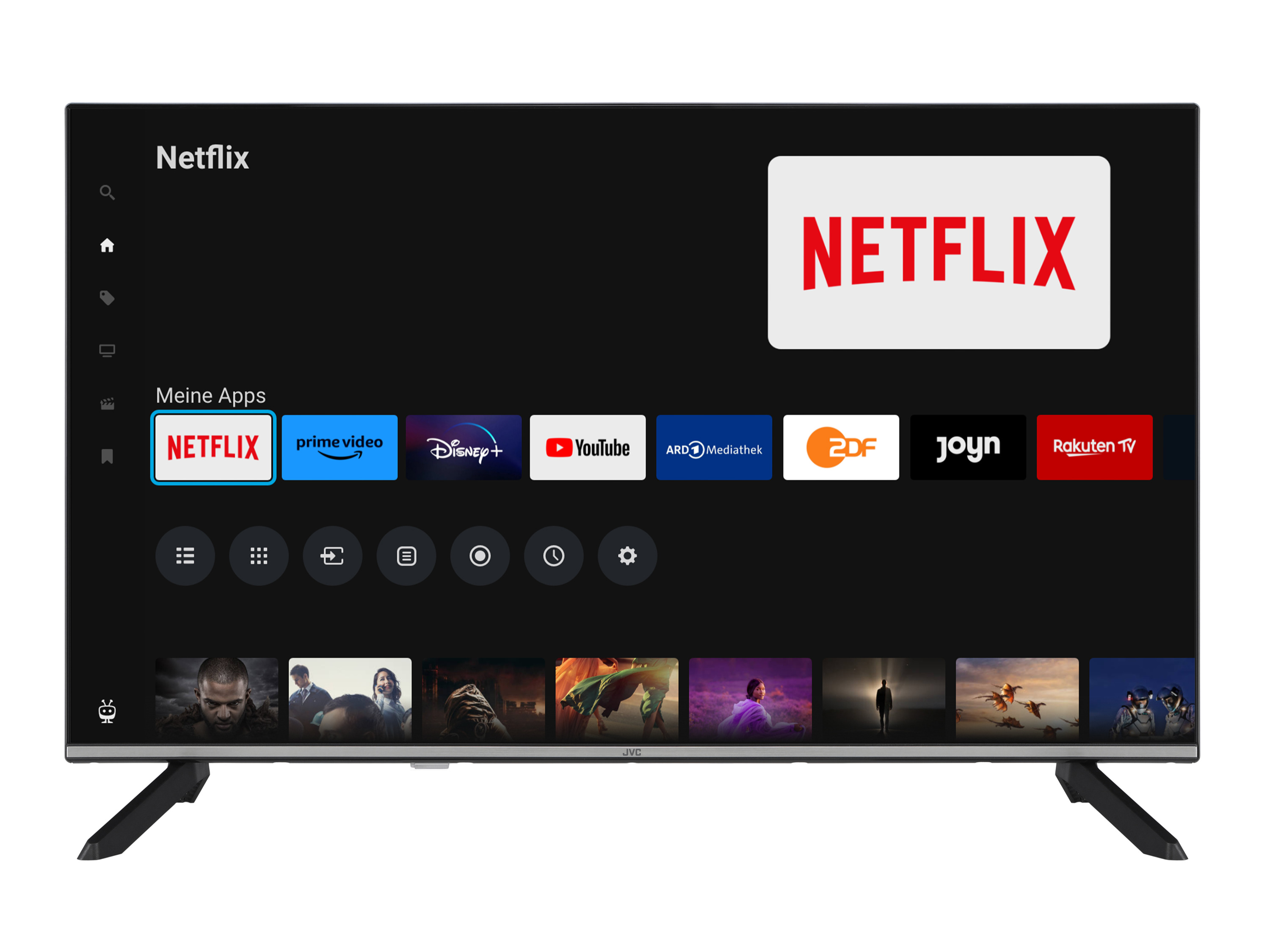 JVC Fernseher »LT-43VF7555«, Smart TV 43 Zoll (108 cm)