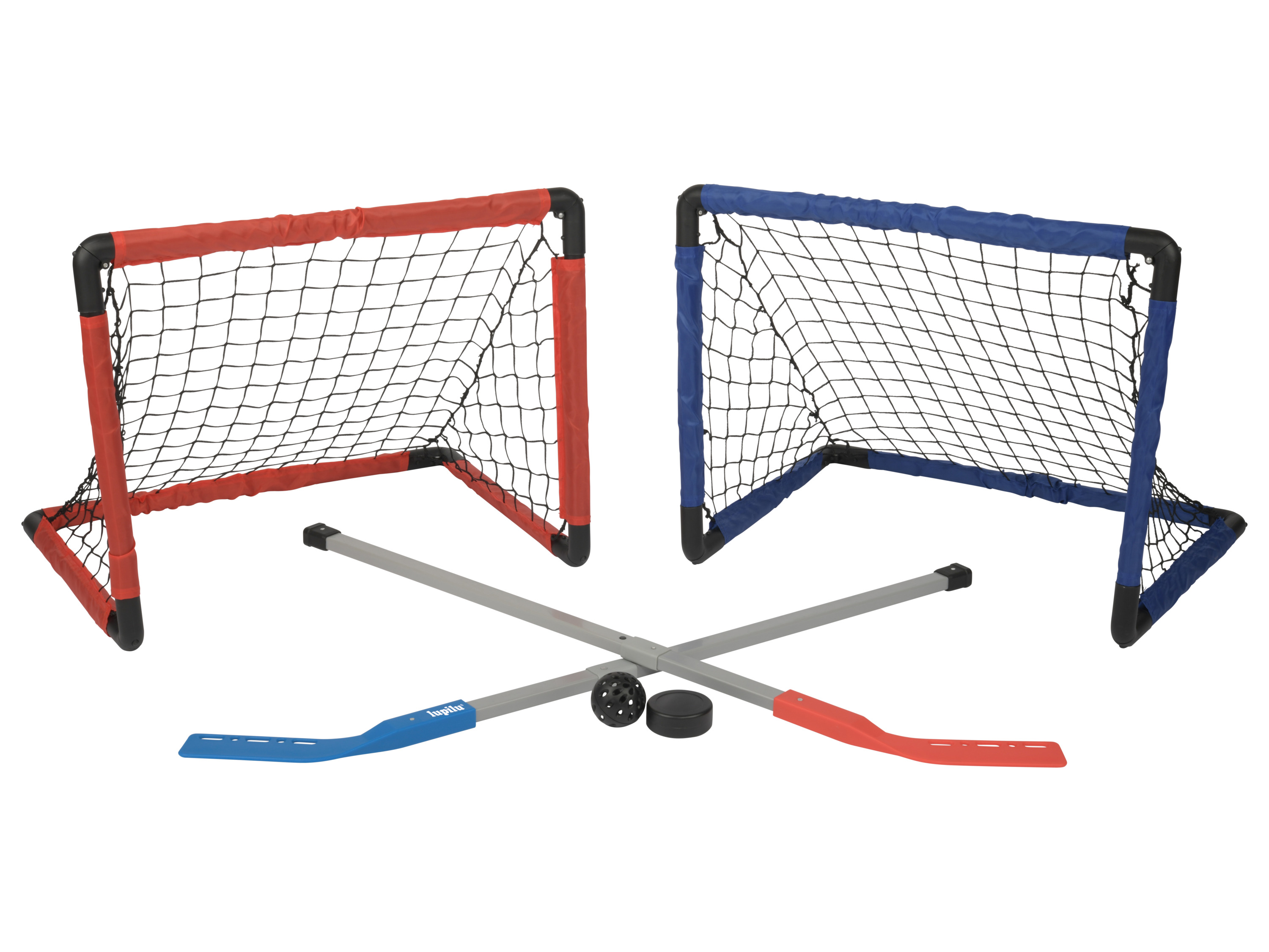 lupilu® Disc-Golf-Set / Bean-Bag-Spielset / Schmetterball-Set / Street-Hockey-Set (Streethockeyset)