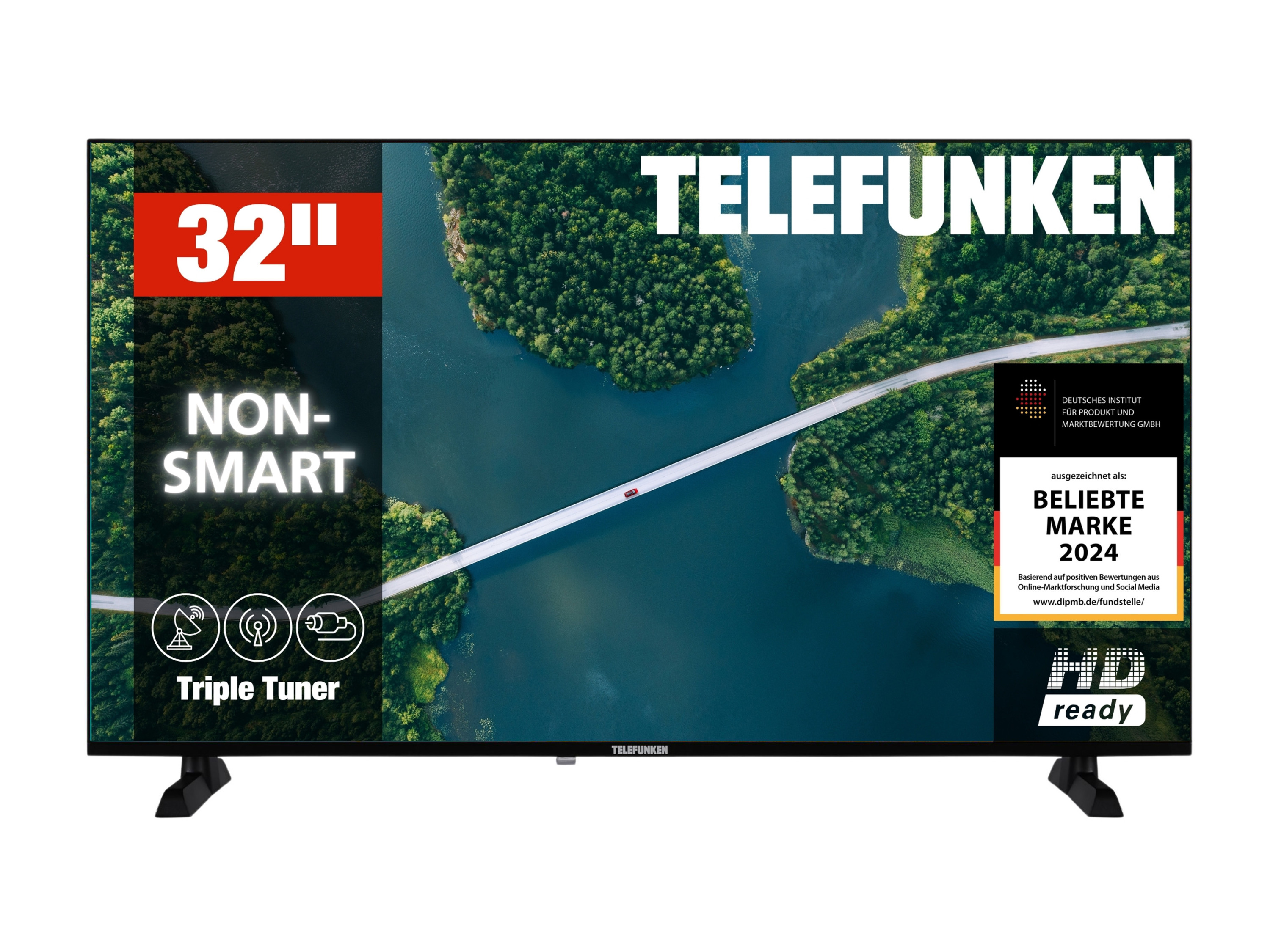 TELEFUNKEN 32 Zoll Fernseher »XH32P900S« LED TV HD-Ready mit 80 cm Bildschirmdiagonale und Triple-Tuner