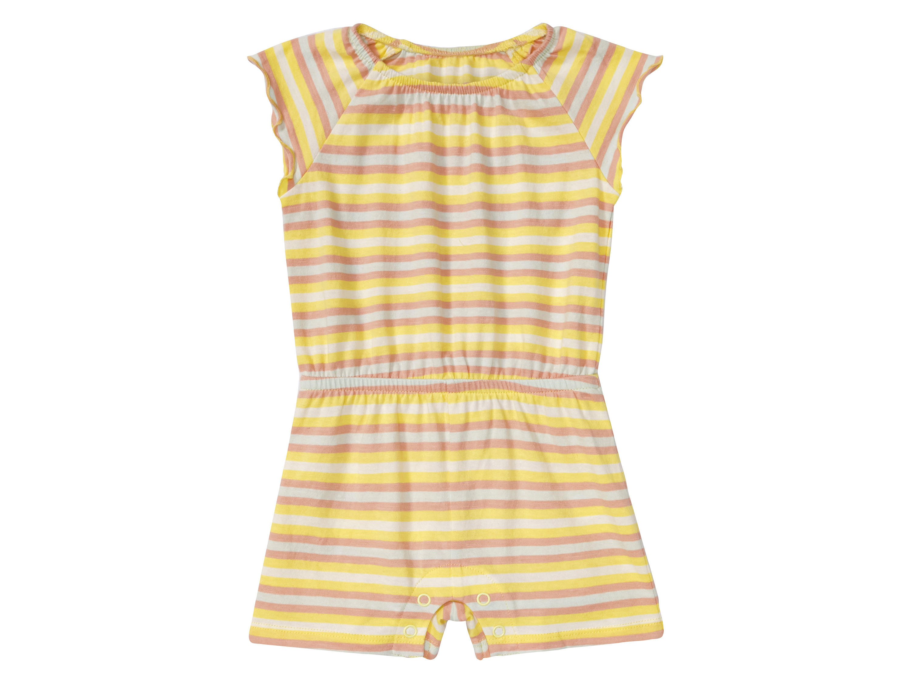 lupilu® Baby Mädchen Jumpsuit Pure Collection (Streifen, 62/68)