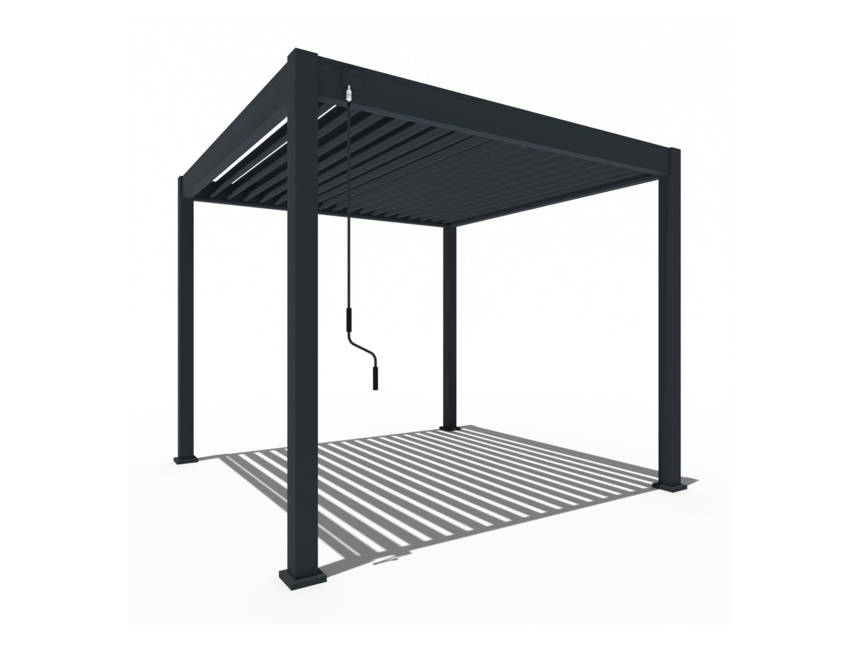 Pergoline Pavillon Trumpf (Anthrazit, 3 x 3 m)''