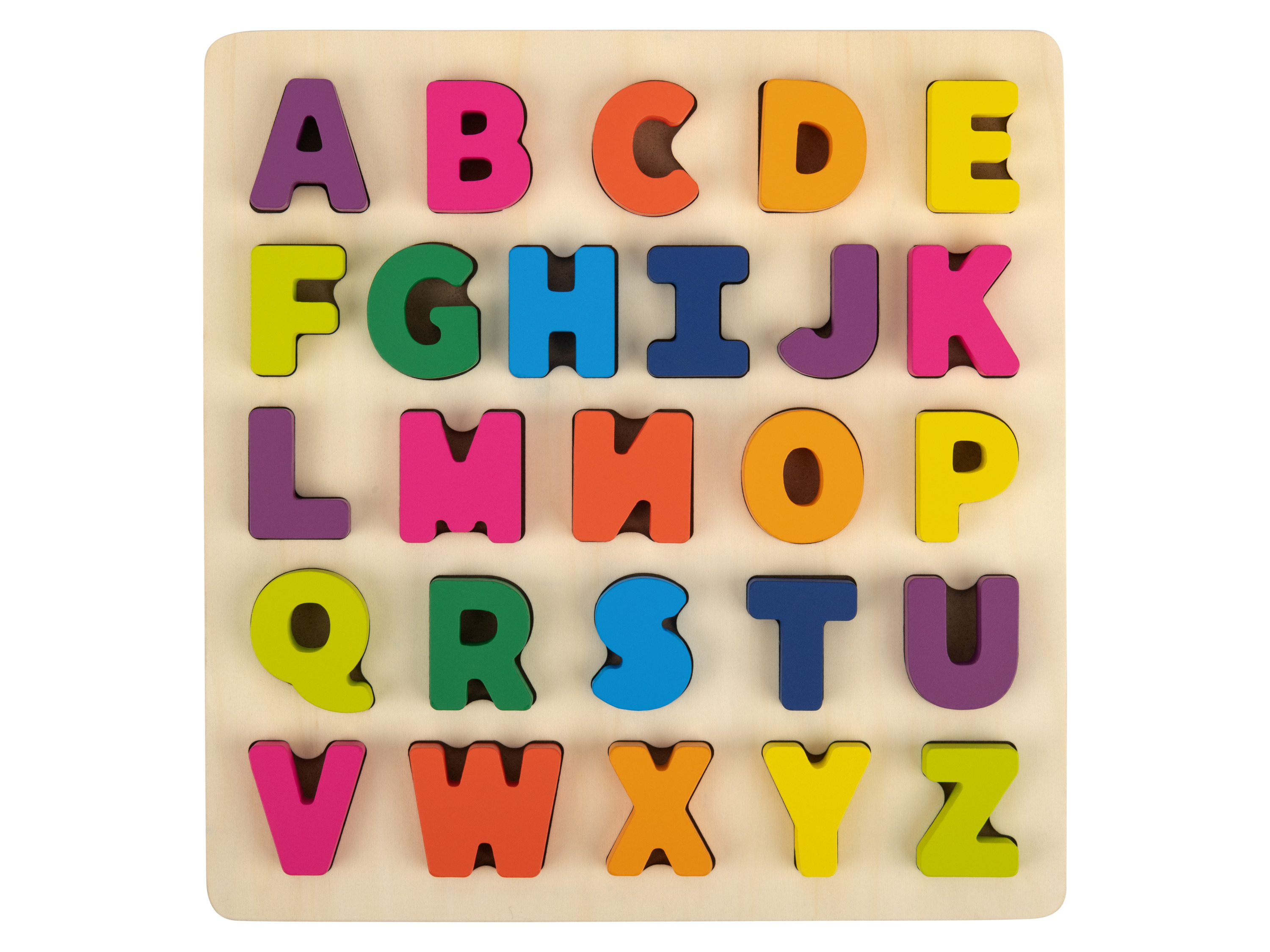 LUPILU® Buchstaben-Steckspiel / Zahlen-Puzzle / Körper-Puzzle (ABC-Puzzle)''