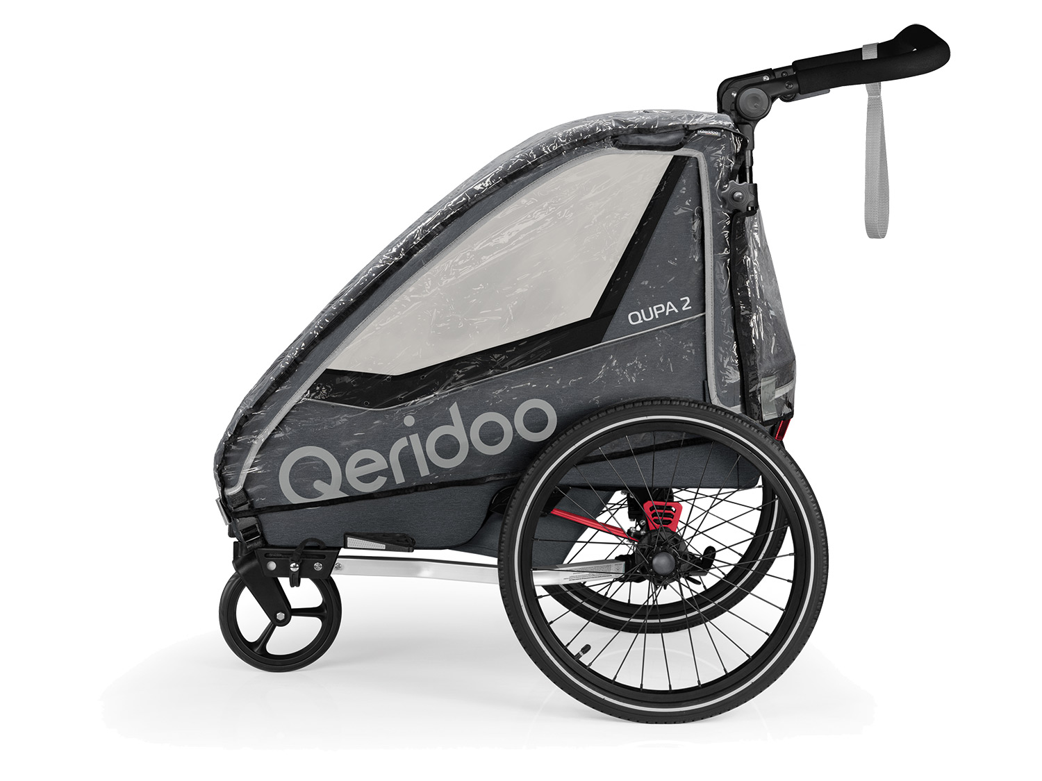 QERIDOO Regenschutz für Fahrradanhänger QUPA 2 oder Sportrex 2