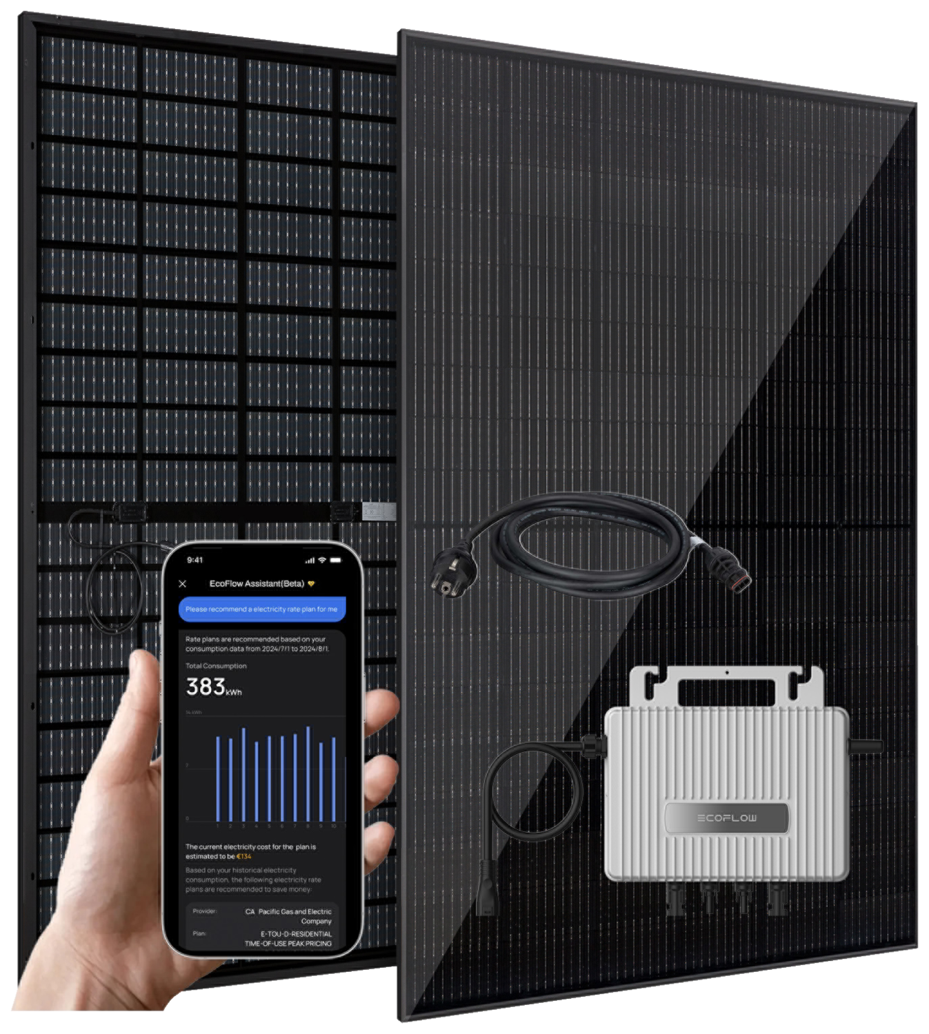 Vale GmbH Balkonkraftwerk »ECOFLOW 860 W«