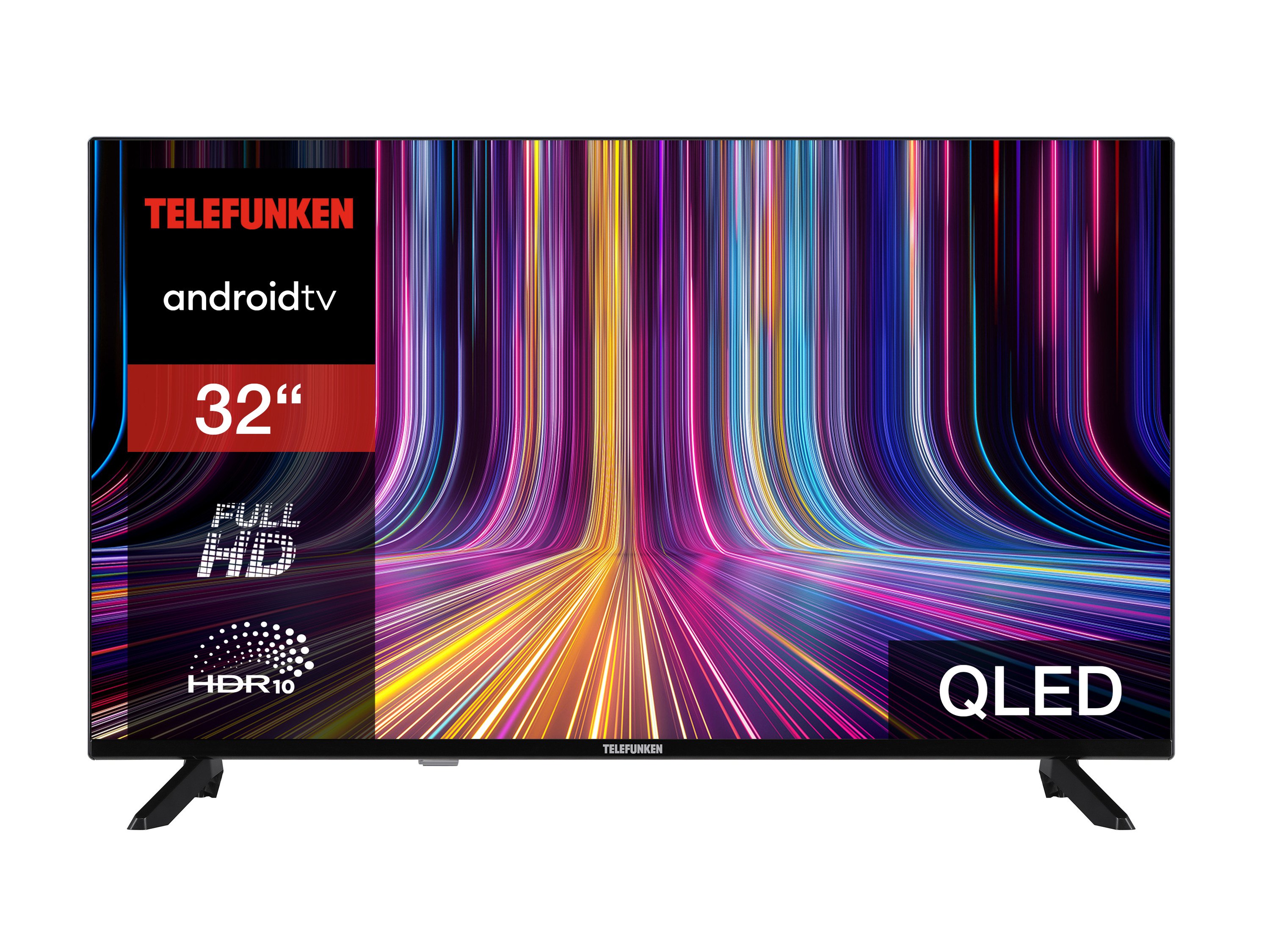 TELEFUNKEN Fernseher QFAN750S QLED Android Smart TV Full HD (32 Zoll)''