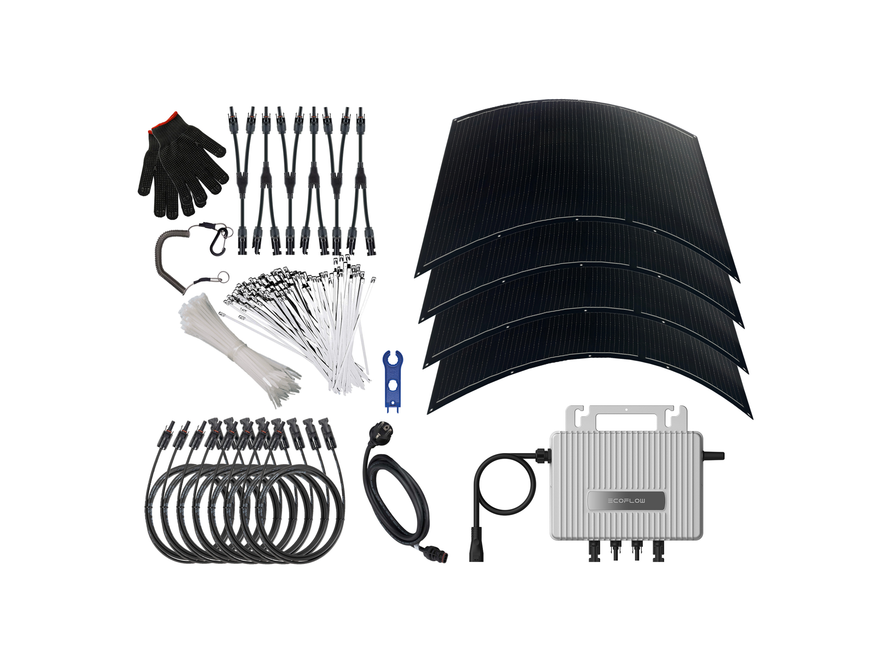 VALE Flexibles Solar System, 800 W / 800 W Balkonkraftwerk