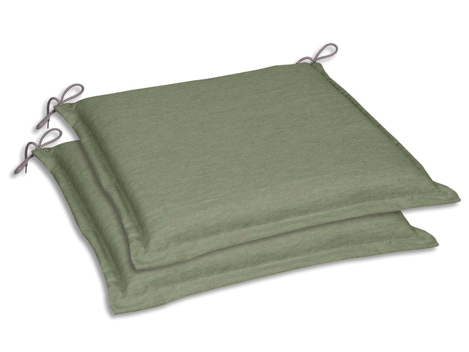 GO-DE Textil Gartenauf, hellgrün, 2er Set Kissen 5 cm (2er Set Kissen 5 cm, Hellgrün)