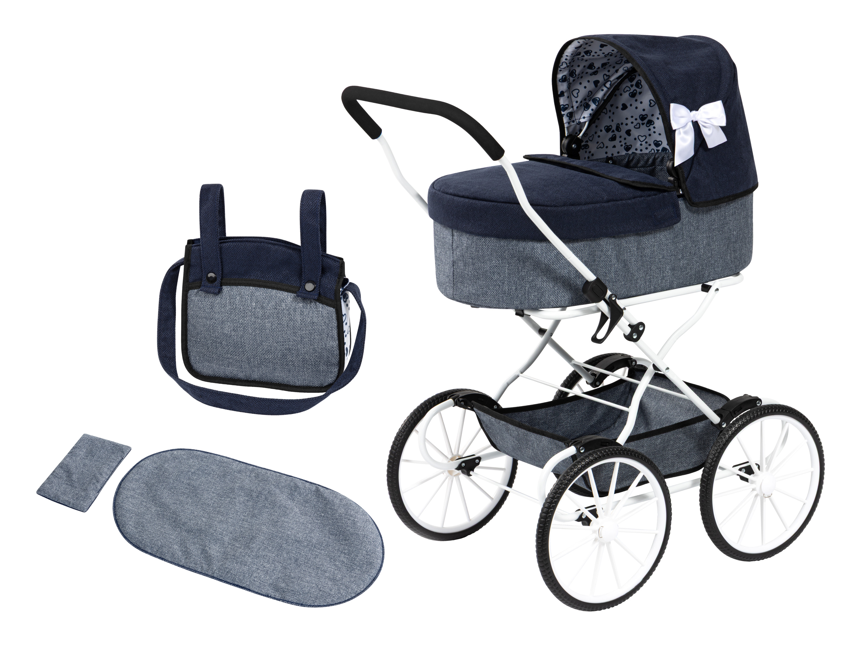 BAYER DESIGN Puppenwagen Klassik (Blau)
