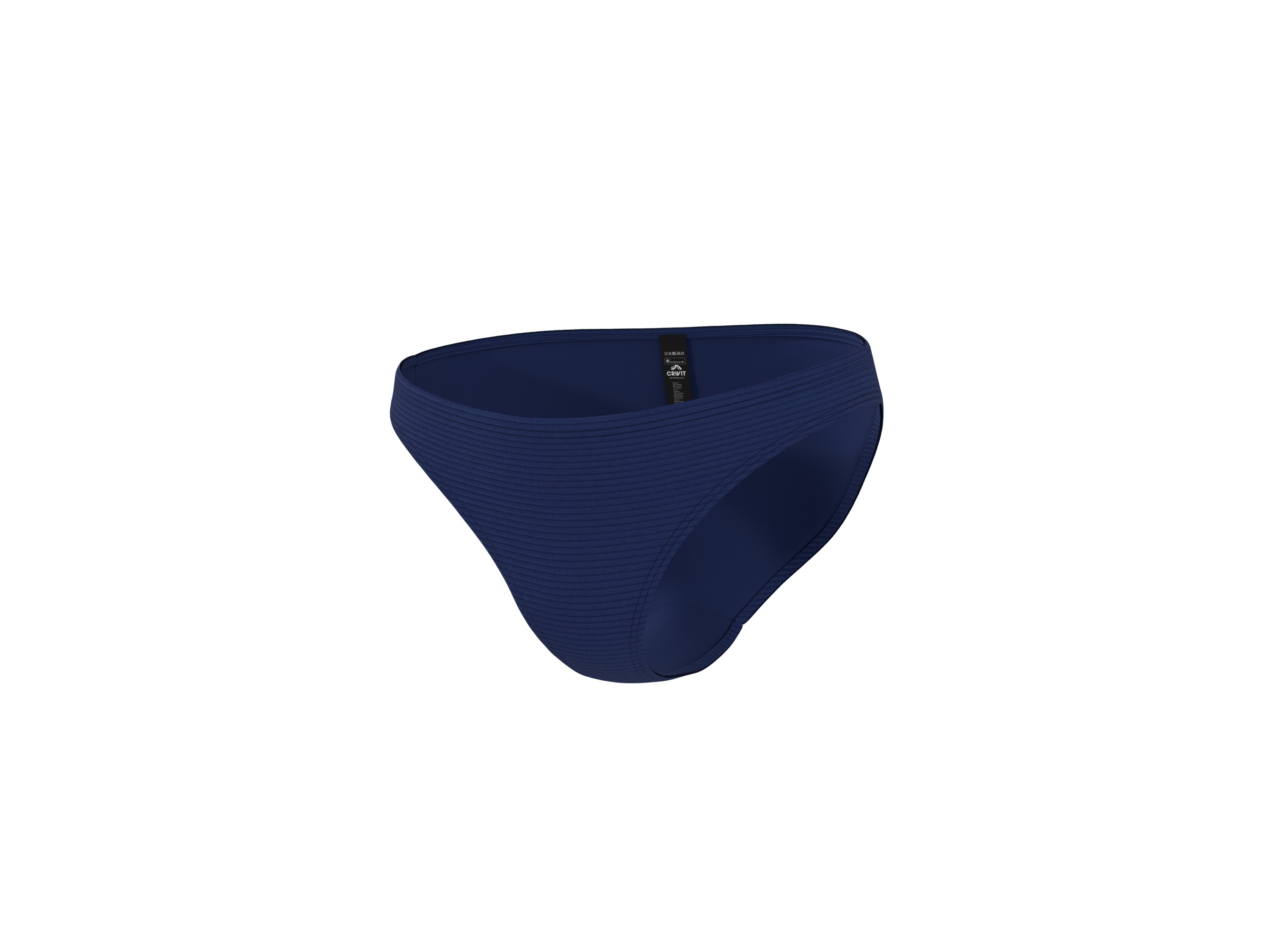 CRIVIT Damen Bikini-Oberteil / Bikini-Unterteil / Bandeau-Bikini-Oberteil (Unterteil, Navy, L(44/46))