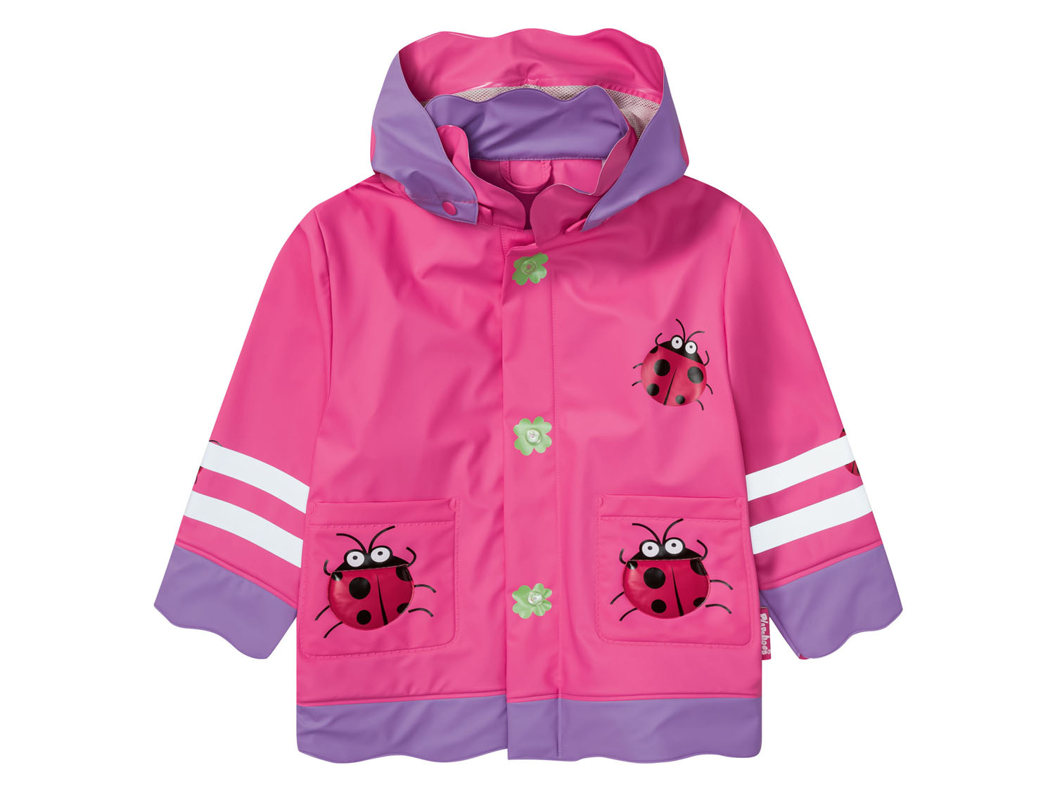 Playshoes Baby Kleinkinder Regenjacke, wind und wasserdicht (Marienkäfer, 110/116)