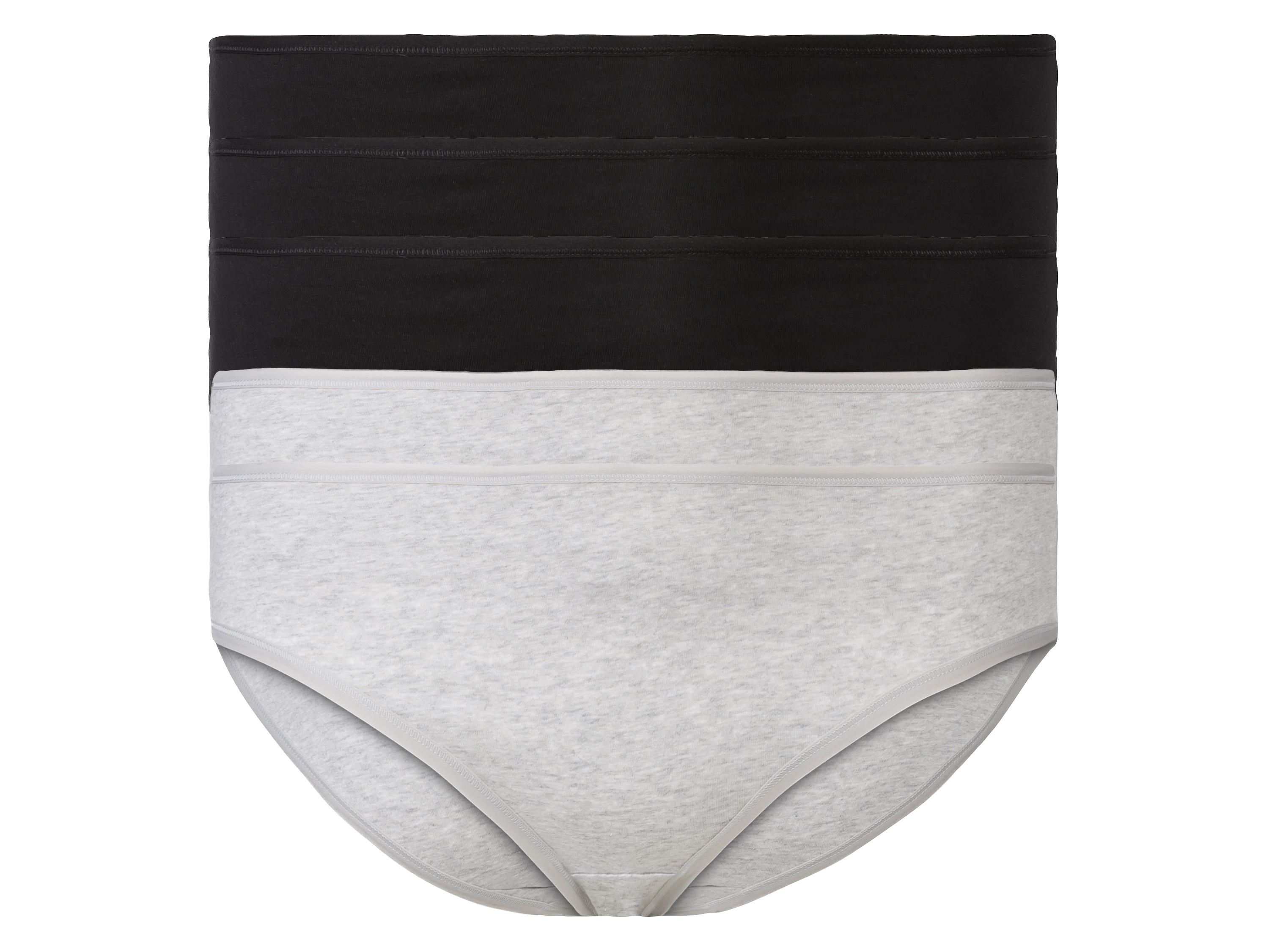 esmara® Damen Slips, 5 Stück (Schwarz/Grau, XL(48/50))''