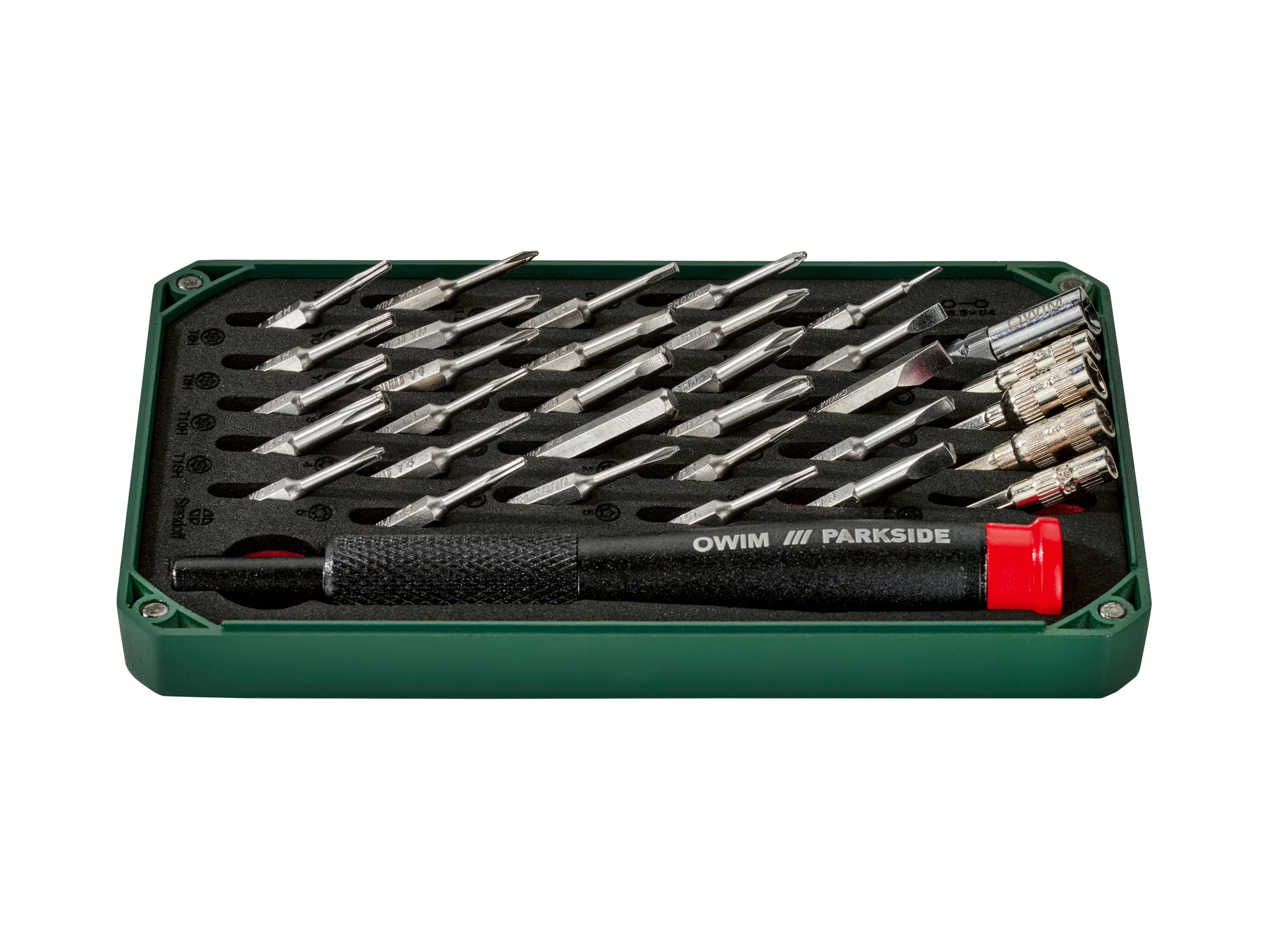 PARKSIDE® Präzisionsschraubendreher-Set, 33-teilig / Feinmechanikerzangen-Set, 5-teilig (Präzisions-Schraubendreher-Set)