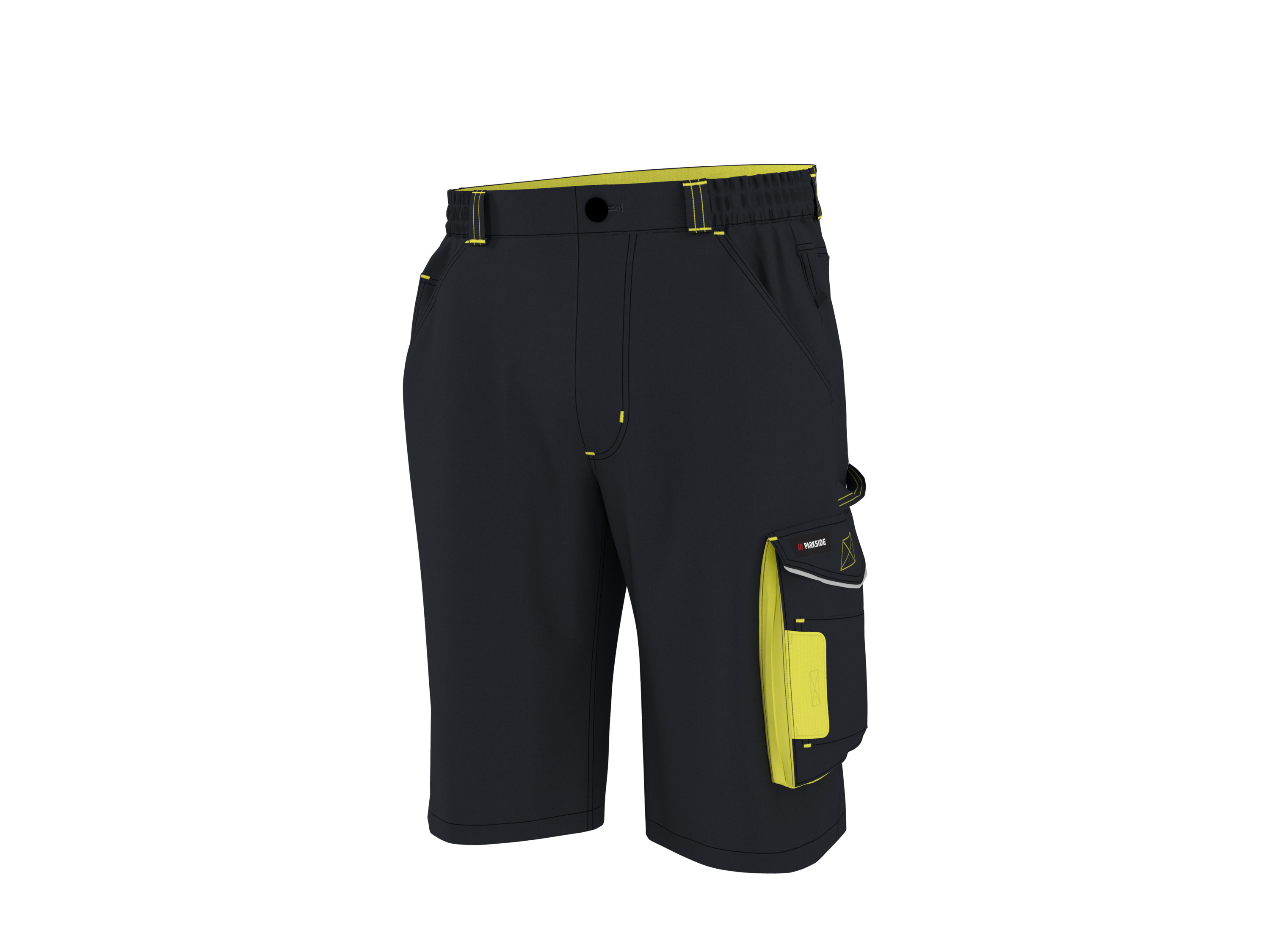 PARKSIDE® Herren Arbeitshose kurz (Schwarz, 50)