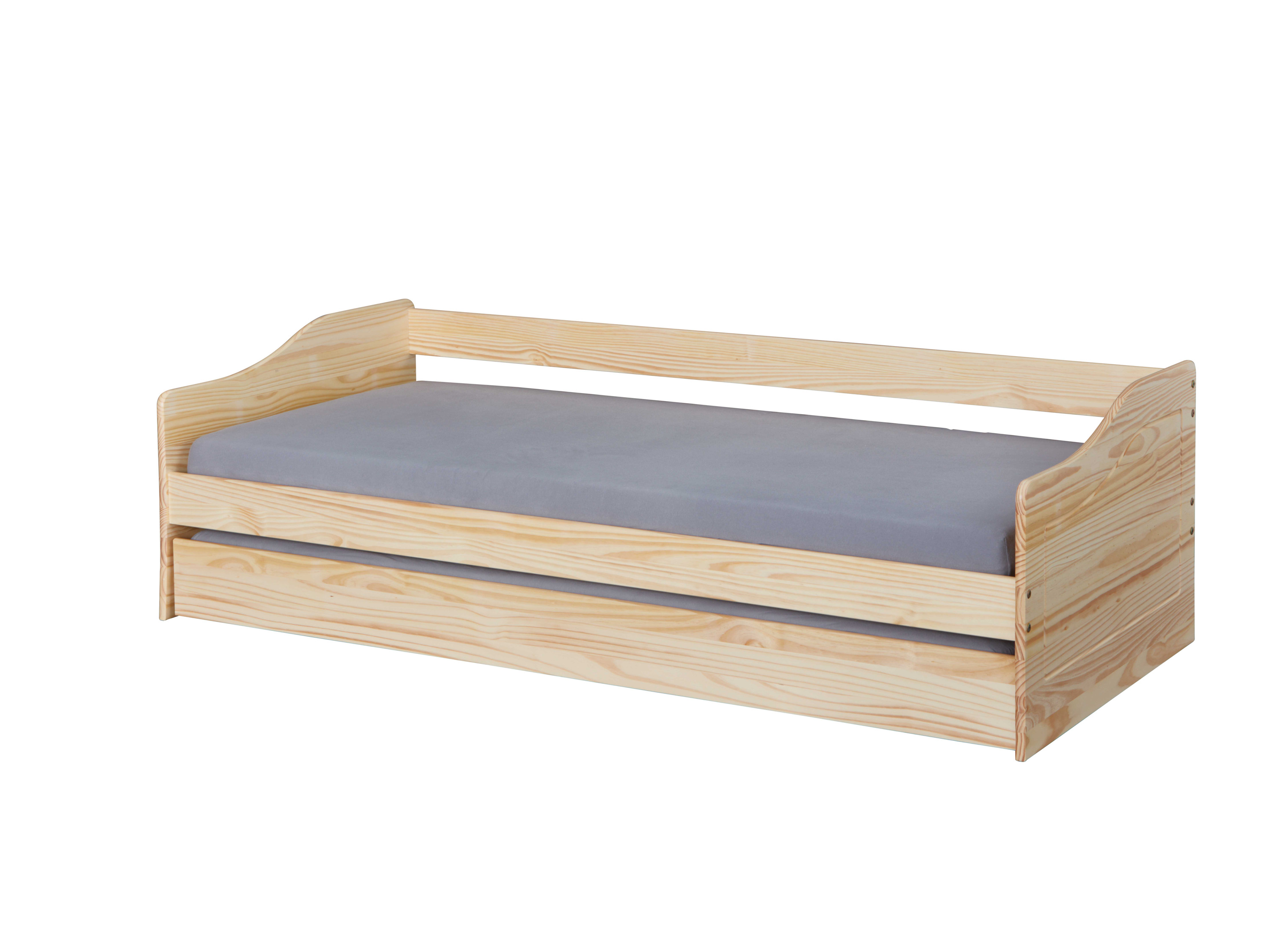 INTER LINK Kinderbett »Leonie«, mit Ausziehbett (Natur, 90 X 200 CM)