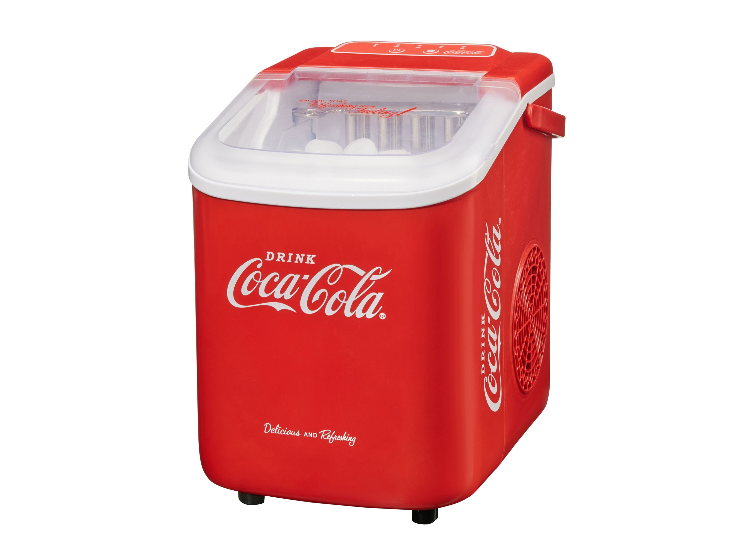 COCA COLA Eiswürfelmaker mit Tragegriff (Rot)''