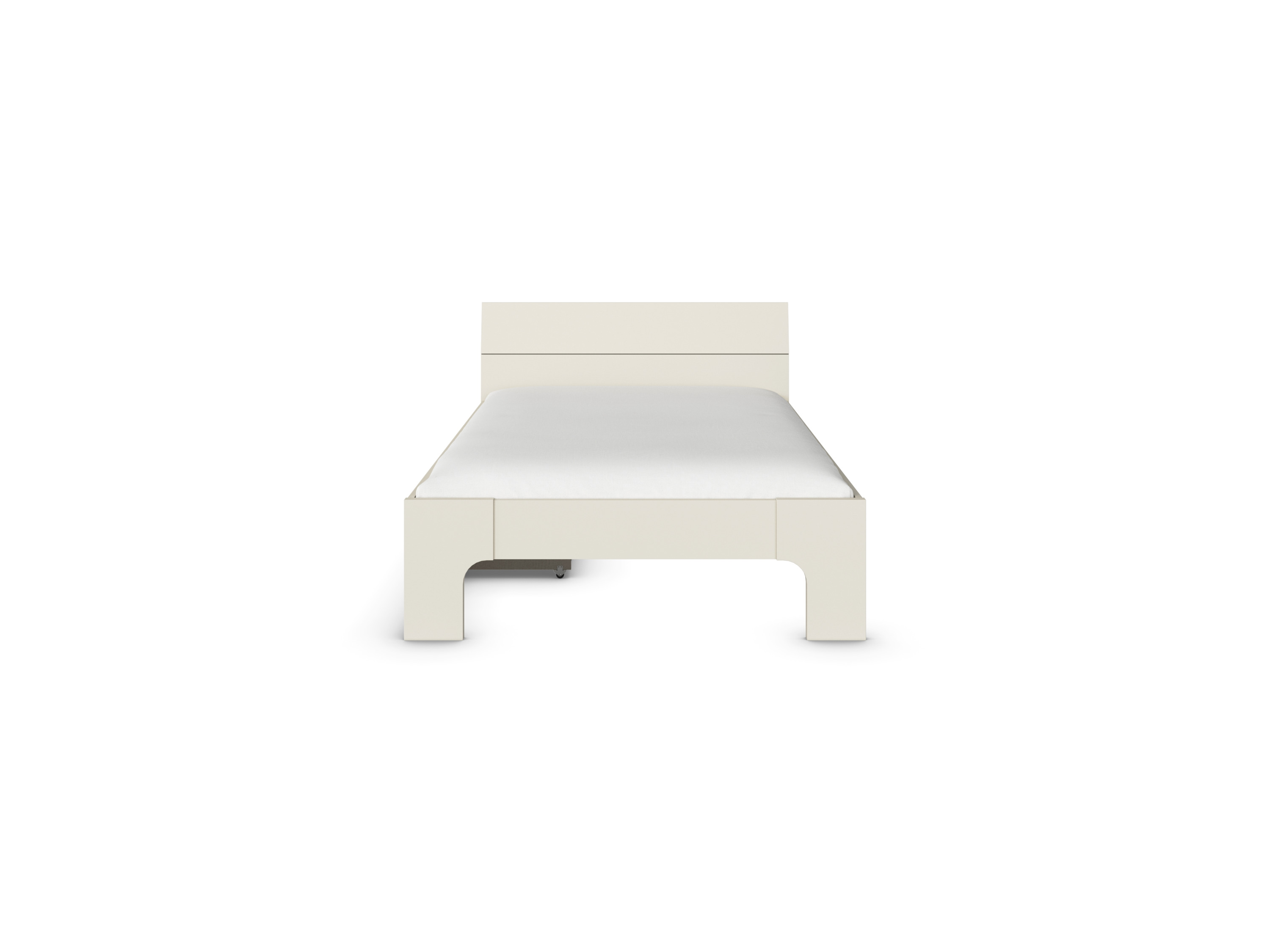 RAUCH BLUE Frieda Jugendzimmer-Set (Schrank 4-trg. Basic, Beige (Champagner), 140 x 200 cm)