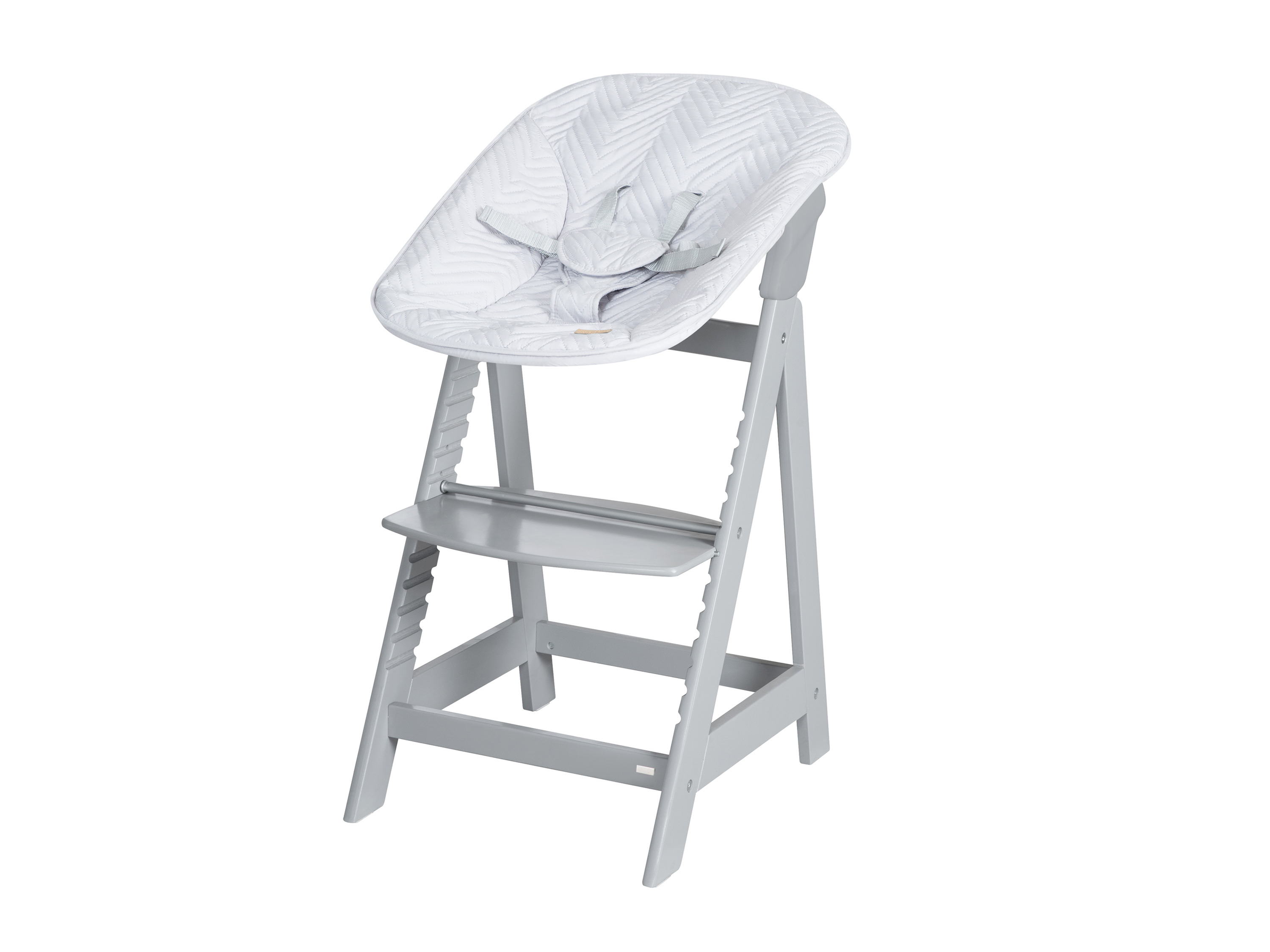 roba Hochstuhl Born Up Zick Zack ohne Verstellung des Aufsatzes, mitSitzverkleinerer (Taupe)