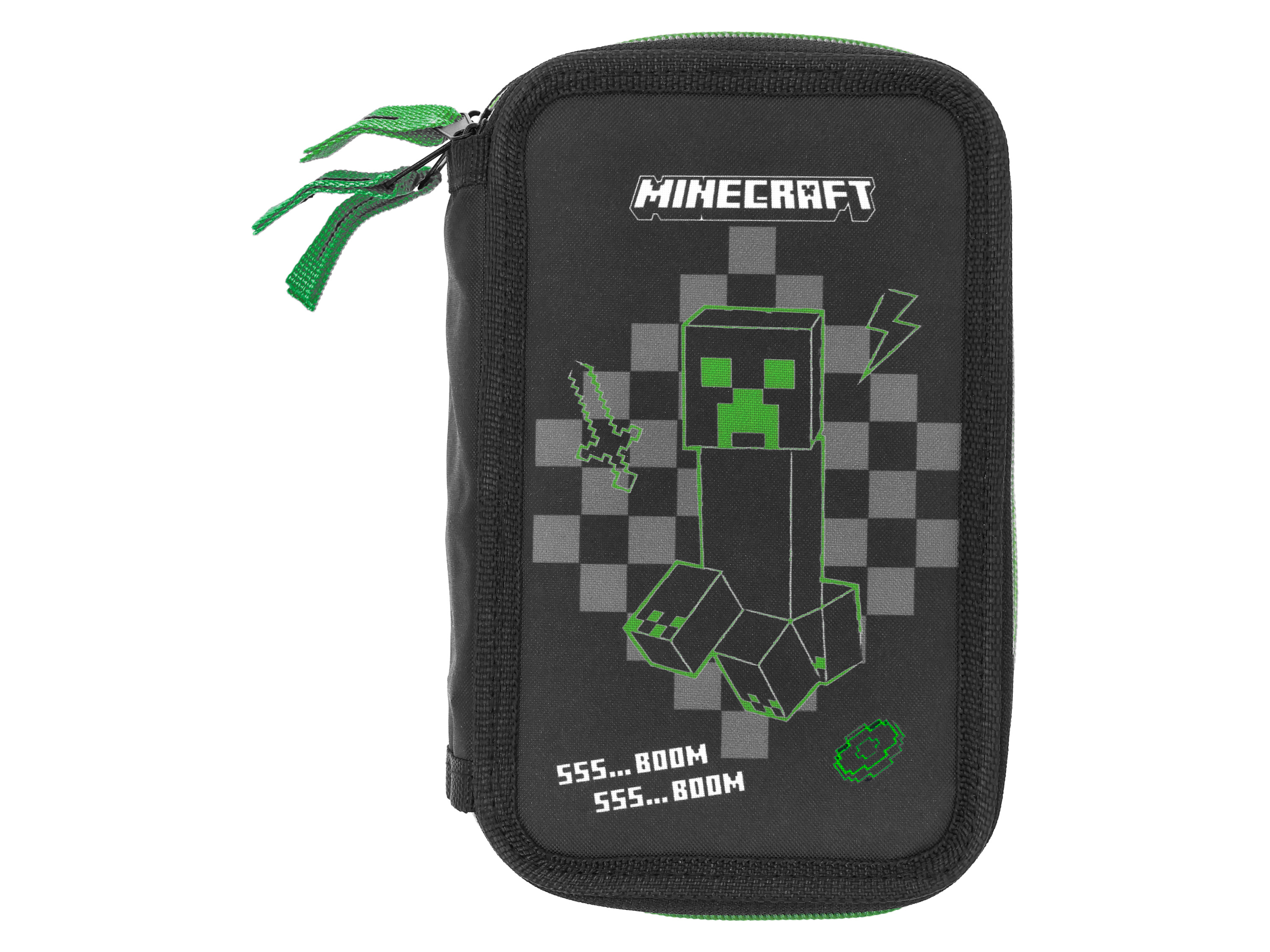 Minecraft Tripple-Decker Mäppchen (Schwarz)