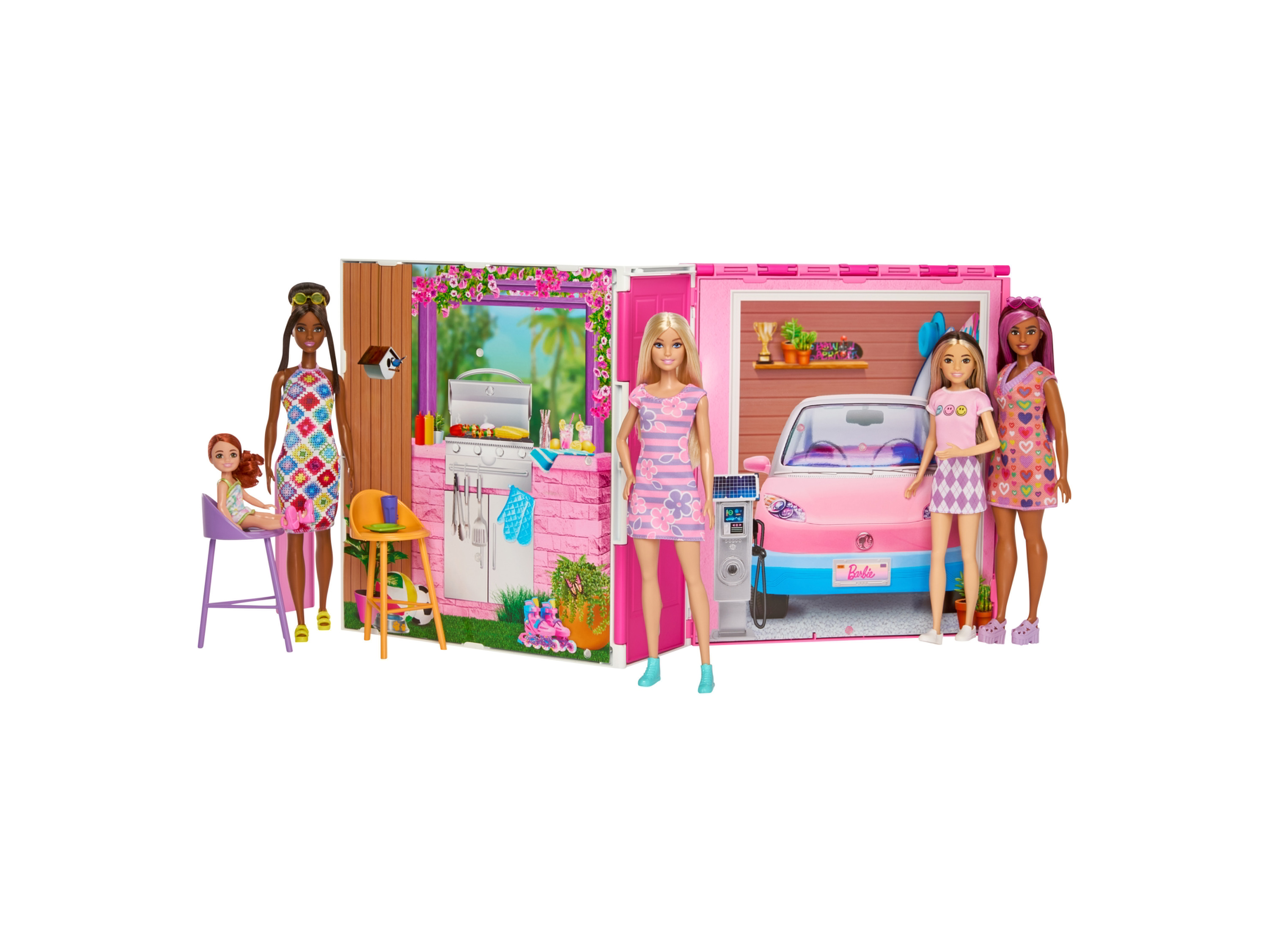 Barbie GetAway Haus, mit Accessoires und Puppe''