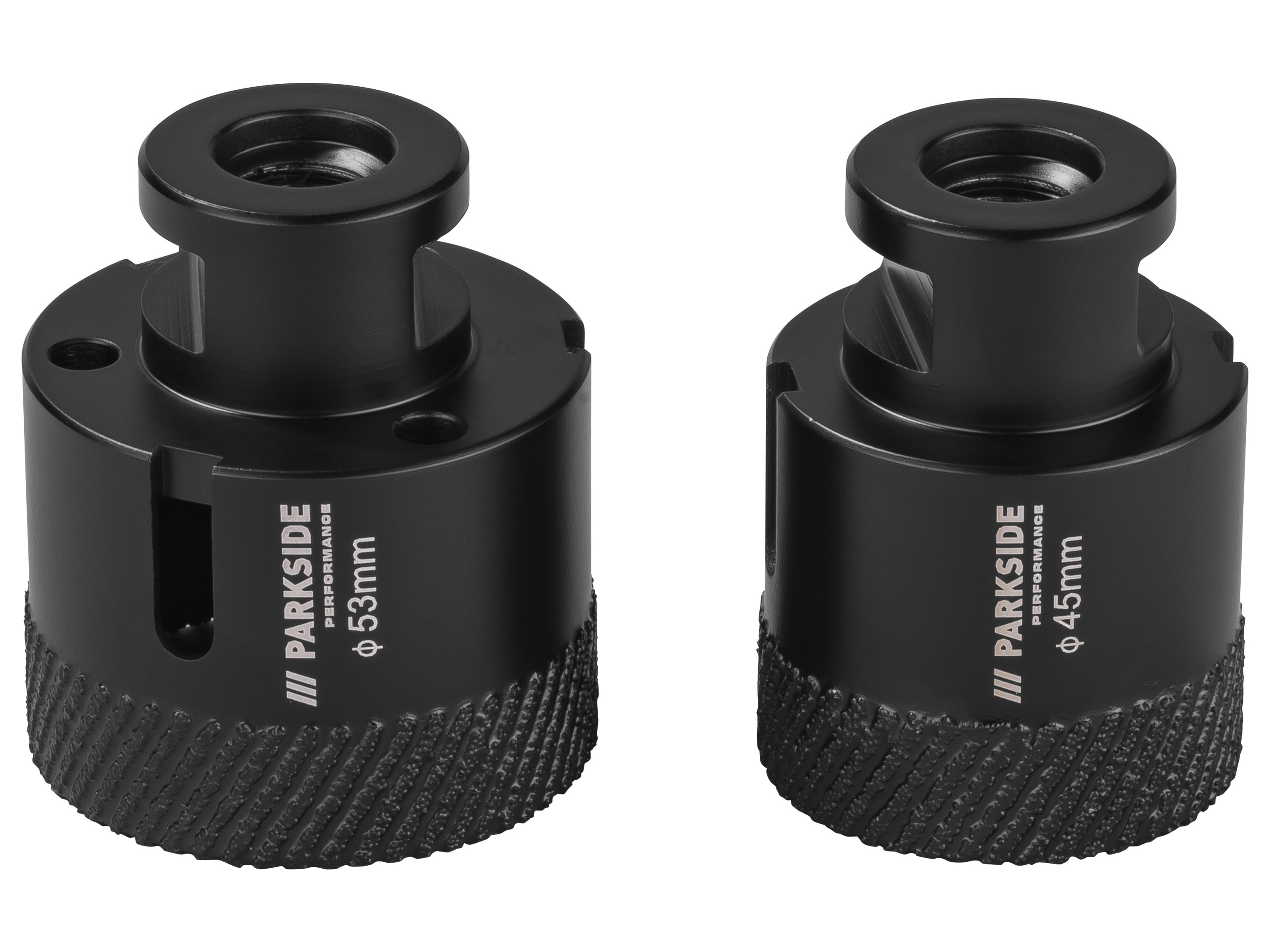 PARKSIDE PERFORMANCE® Diamant-Bohrkronen / Diamant-Bohrkrone, 5 Stück / 4 Stück / 2 Stück / 1 Stück (ø 45, 53 mm)