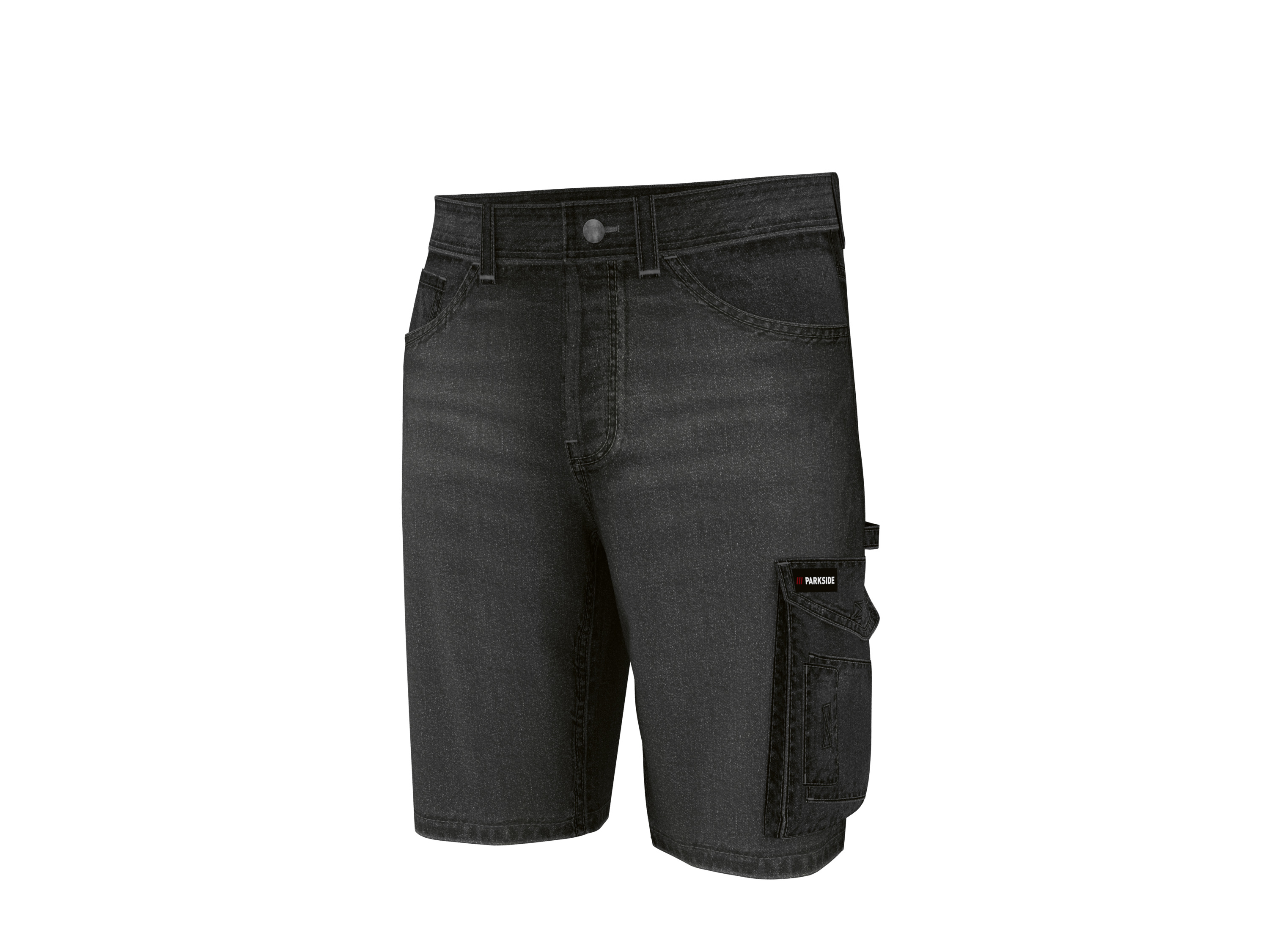 PARKSIDE® Herren Arbeitshose kurz Denim (Anthrazit, 58)