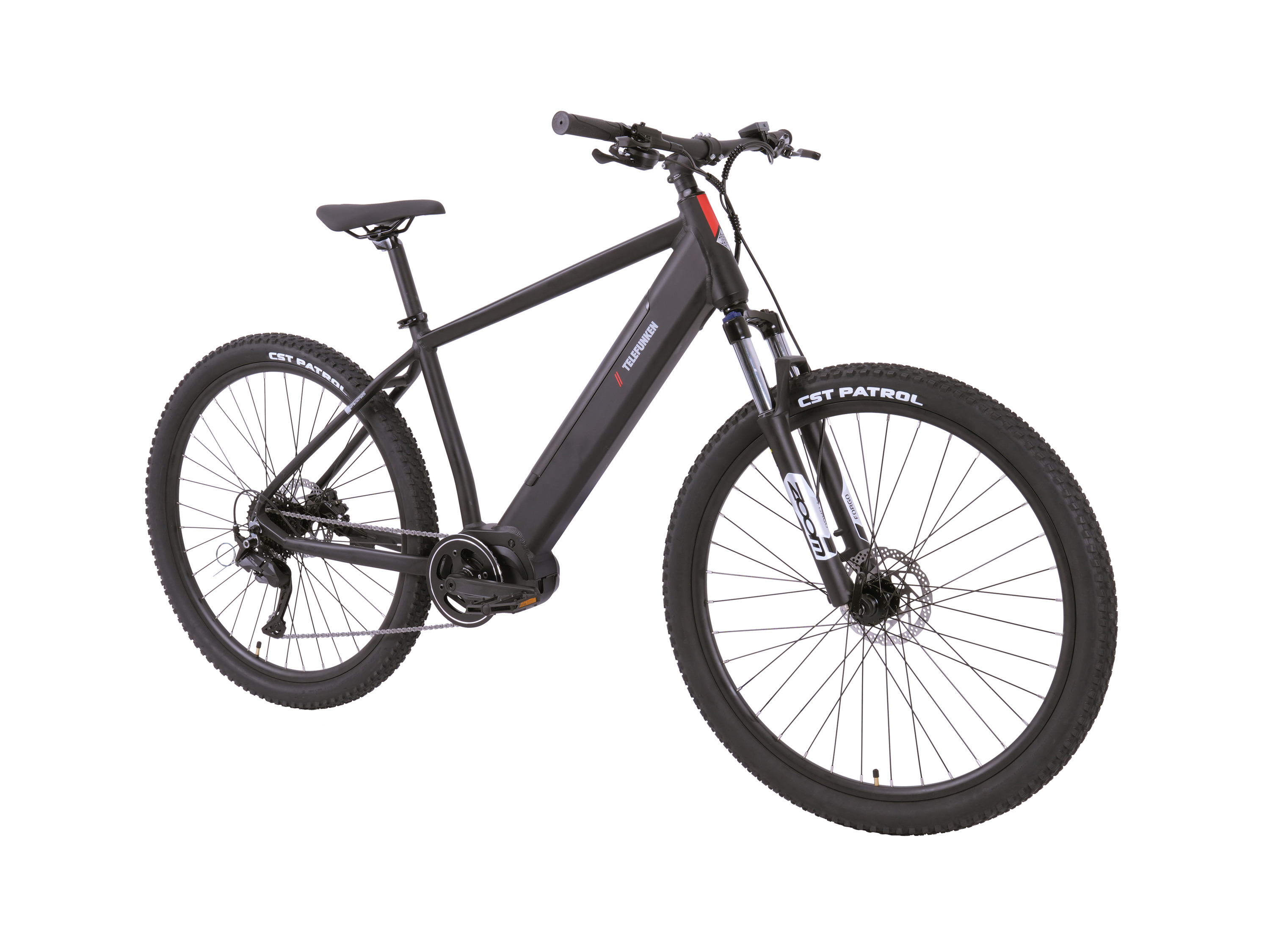 TELEFUNKEN E-Bike Mountainbike »Aufsteiger MT925«, 29 Zoll (schwarz)