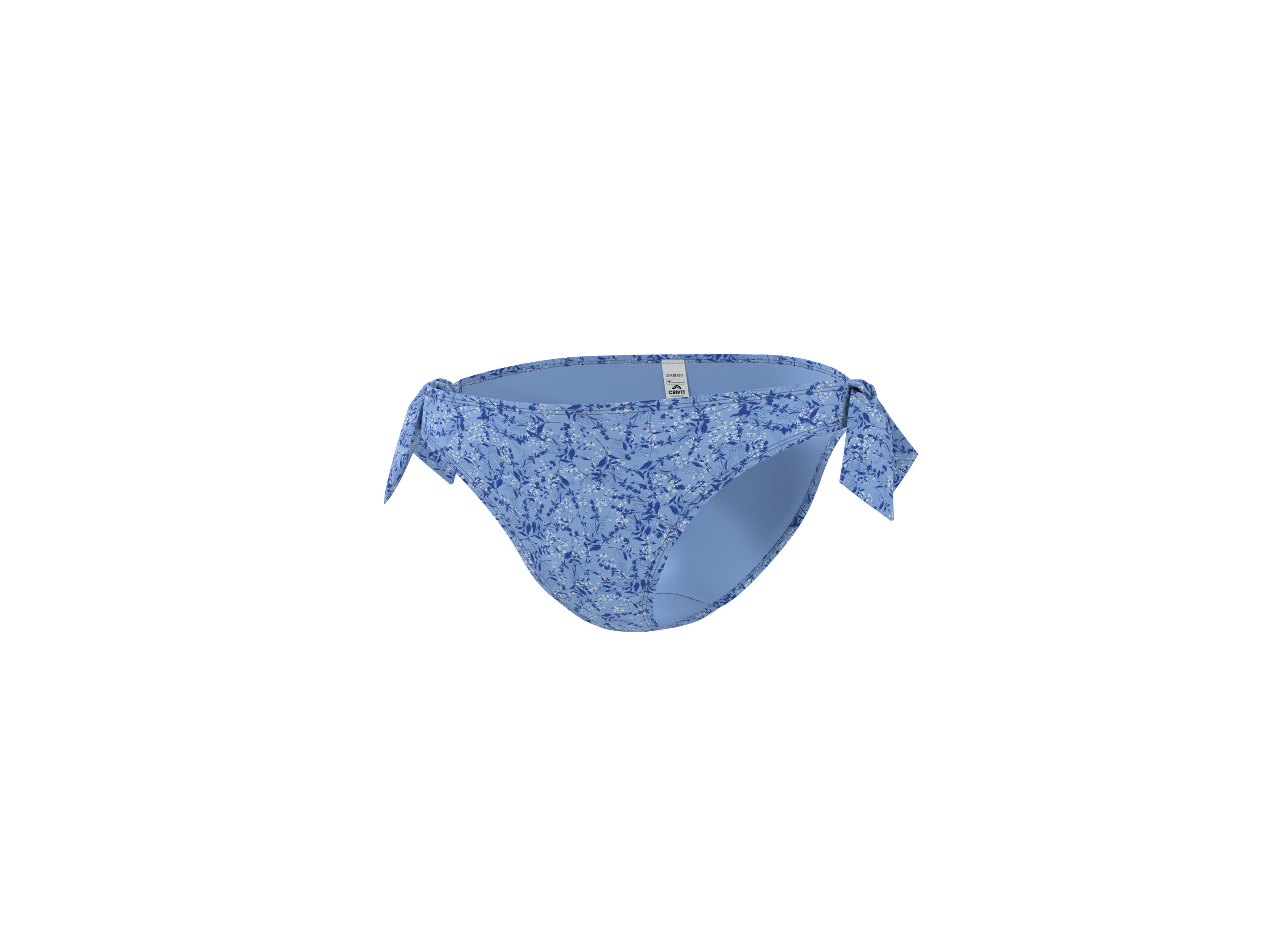 CRIVIT Damen Bikini-Oberteil / Bikini-Unterteil / Bandeau-Bikini-Oberteil (Unterteil, Hellblau, L(44/46))