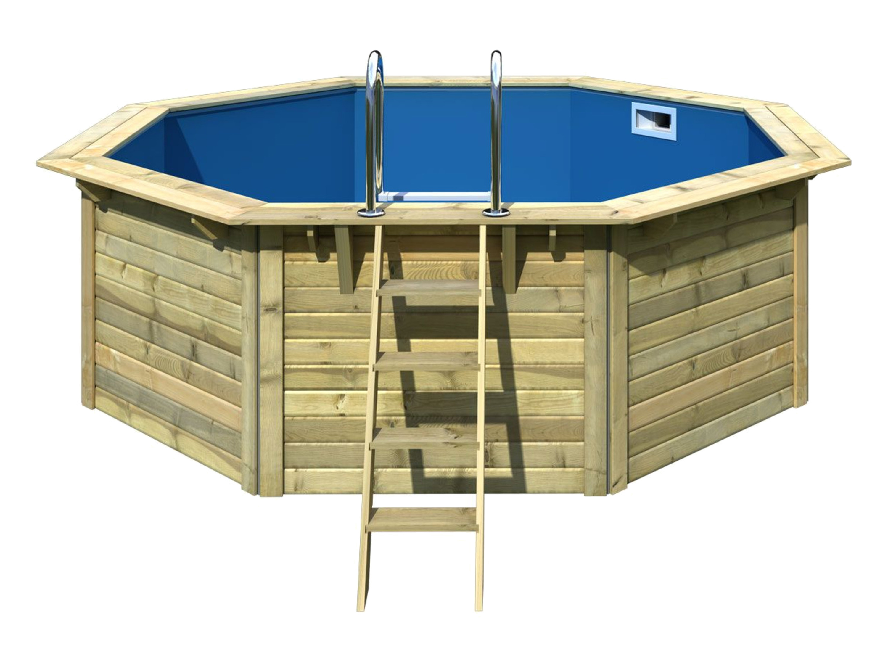 KARIBU Holzpool »Flipper« (ohne Zubehör)