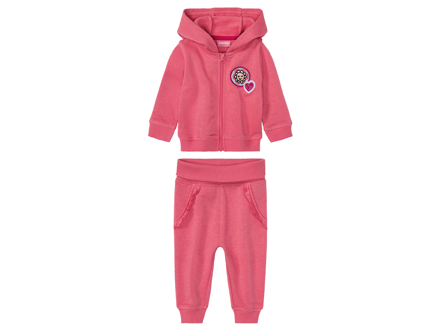 lupilu® Baby Jogginganzug (pink, 50/56)