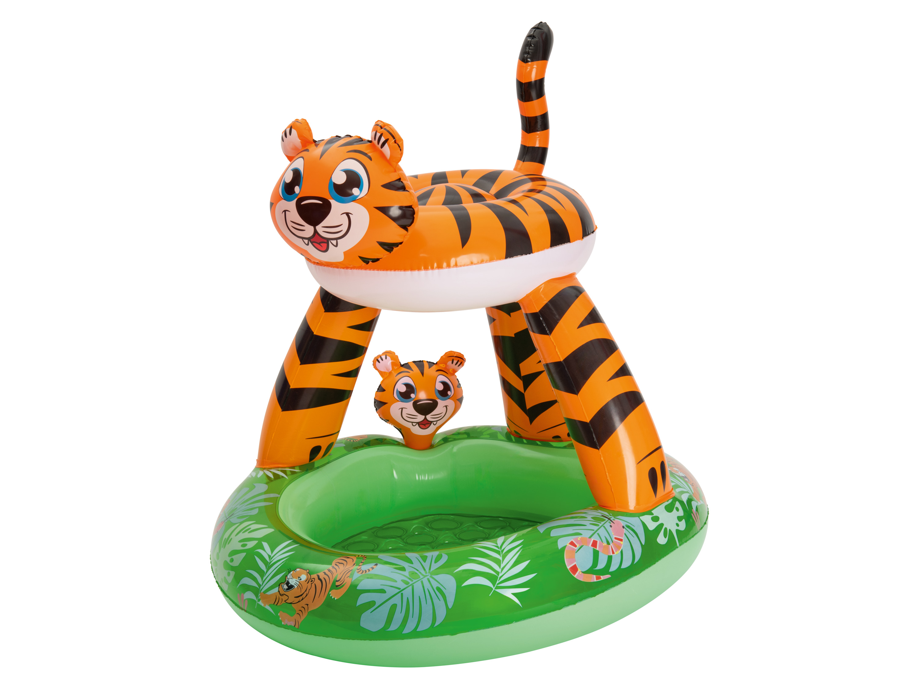 Playtive Kleinkinder Planschbecken mit Dach (Tiger)''