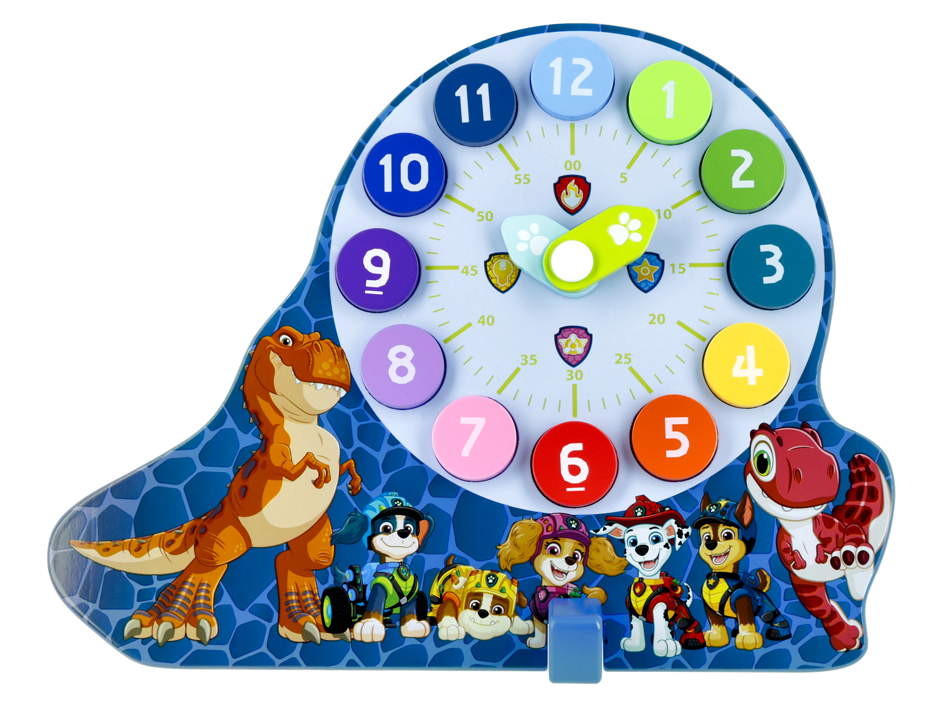 LUPILU® Steckpuzzle-Uhr / Magnet-/Schreibtafel (Stapelpuzzle-Uhr)''