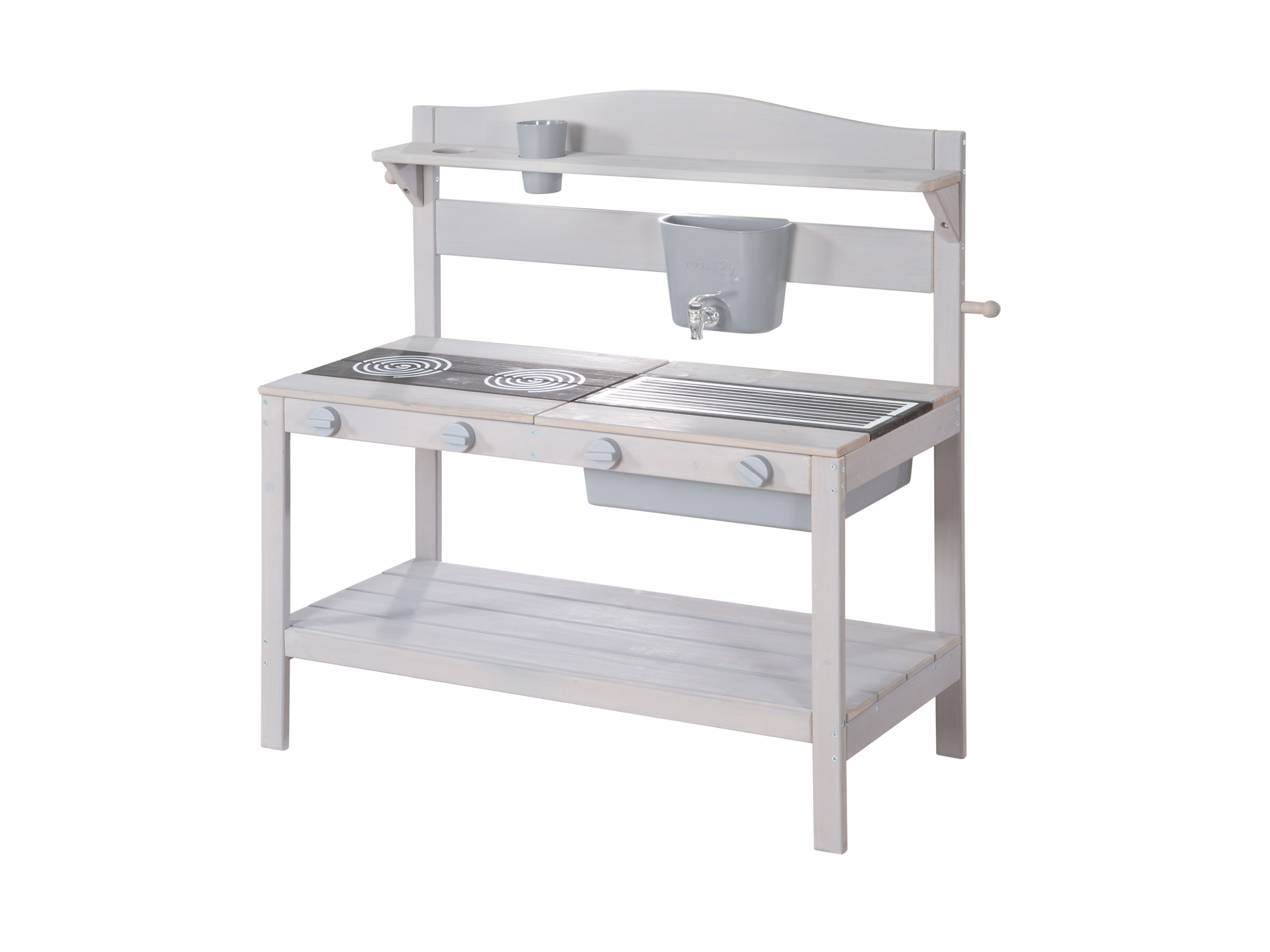 roba Outdoor Spielküche, aus Massivholz gefertigt