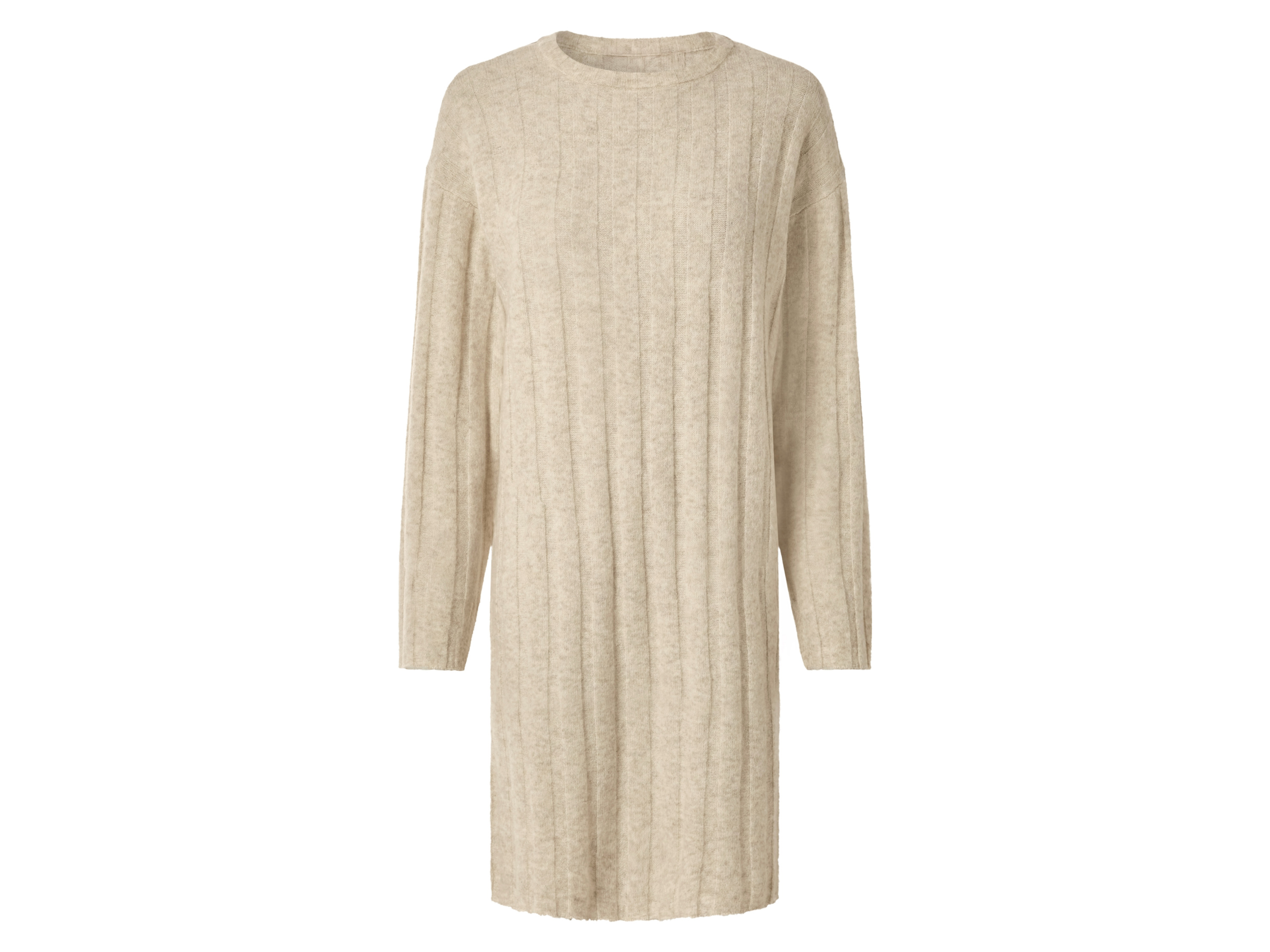 ESMARA® Damen Strickkleid (Beige, S (36/38))