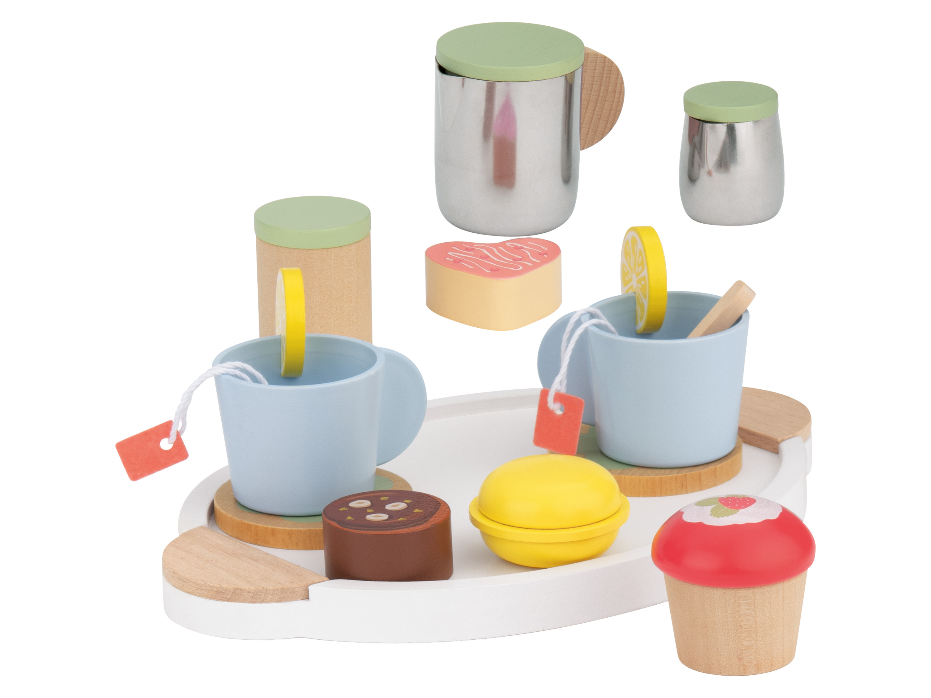 LUPILU® Spiel-Küchenzubehör (Tee-Set)