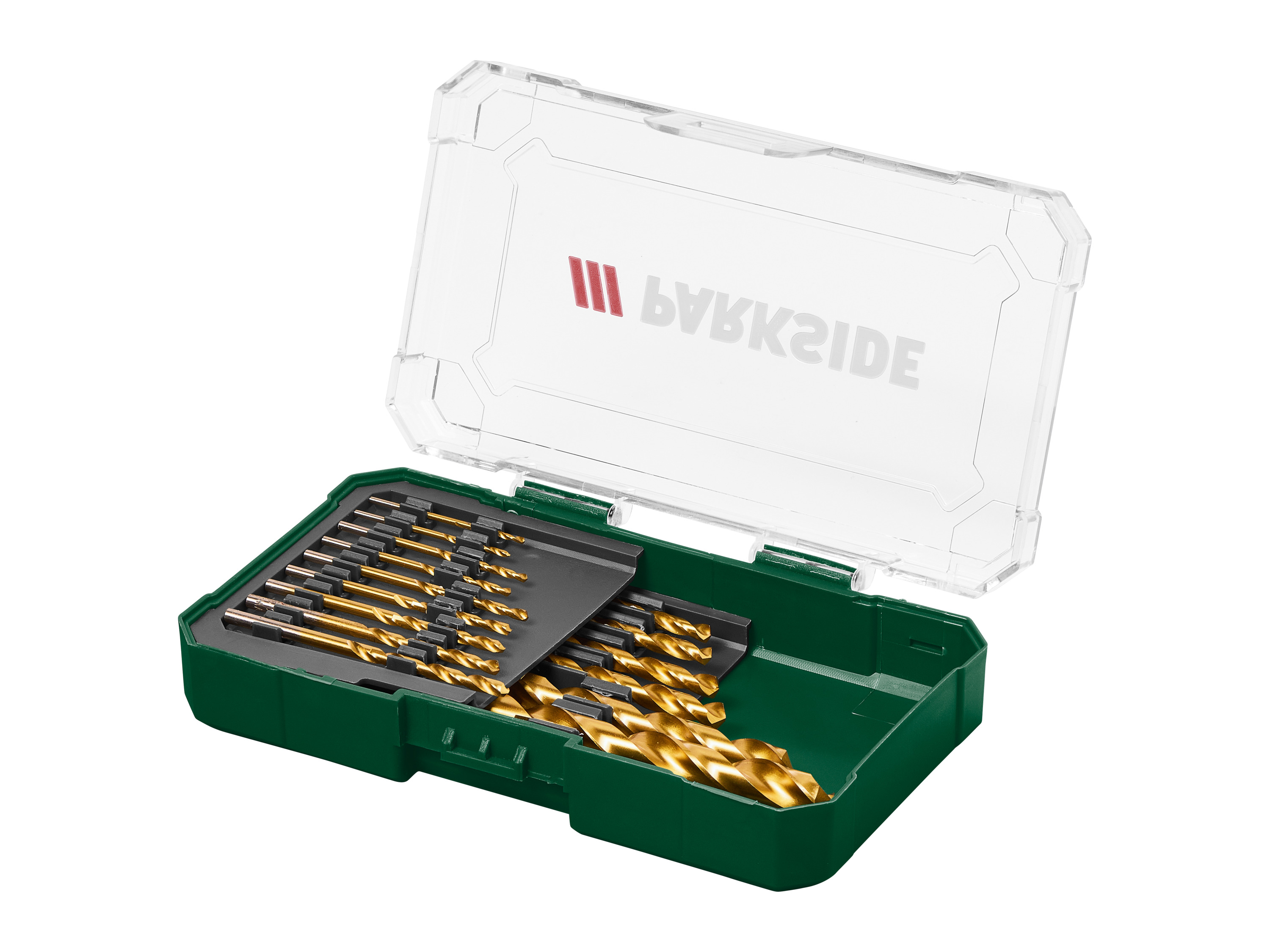 PARKSIDE® HSS-Spiralbohrer-Set / Steinbohrer-Set / Holzbohrer-Set / Bitschrauber-Set »PBB 4 C2« (HSS- Spiralbohrer Set 15ltg.)''