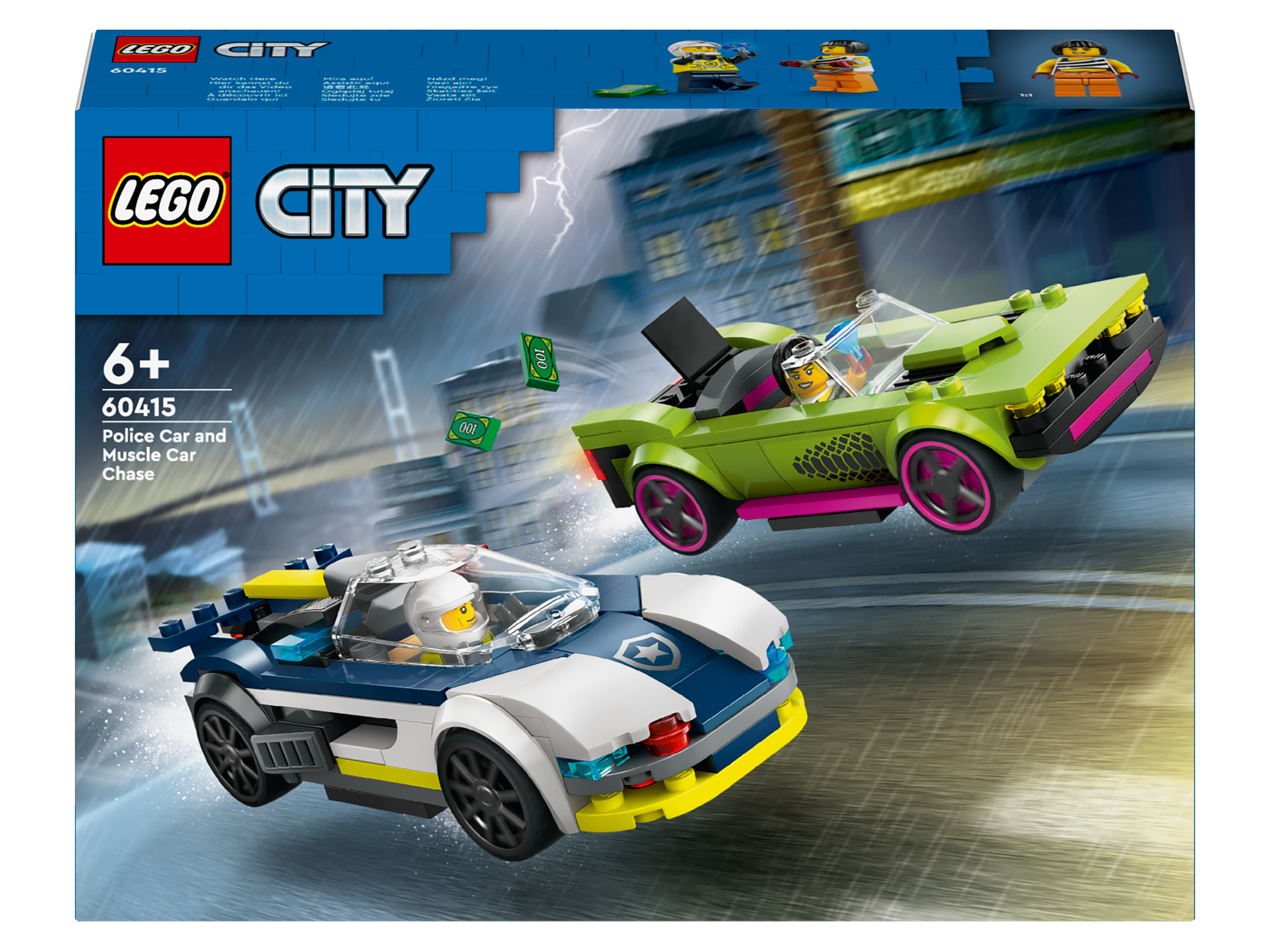 LEGO® City 60415 Police Car and Muscle Car Chase