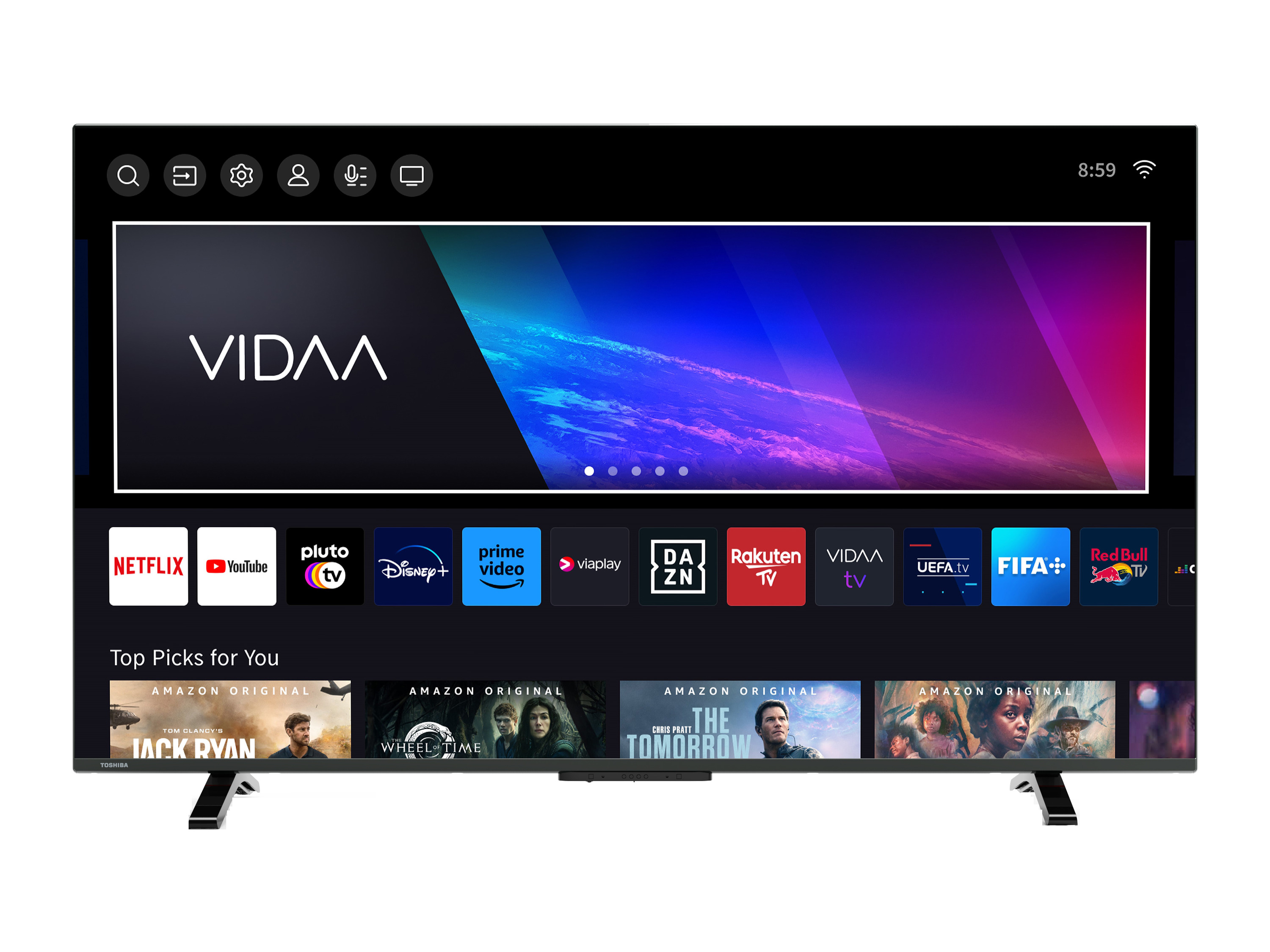 TOSHIBA Fernseher »40LV2E63DAZ« VIDAA Smart TV 40 Zoll (102 cm​​​​​​​) Full HD
