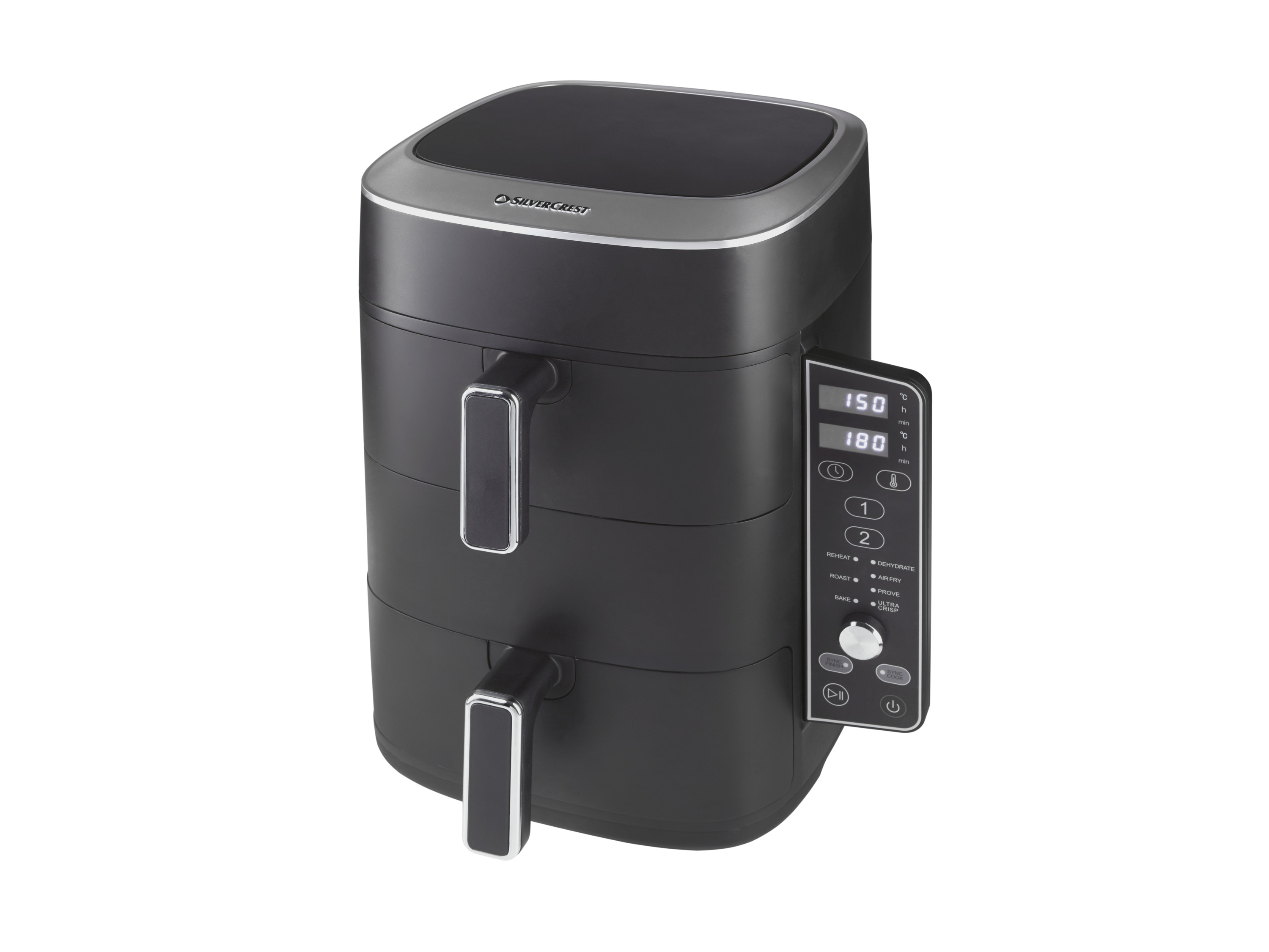 SILVERCREST® Tower Air Fryer »SHFDV 2470 A1«, 2x 4,75 l