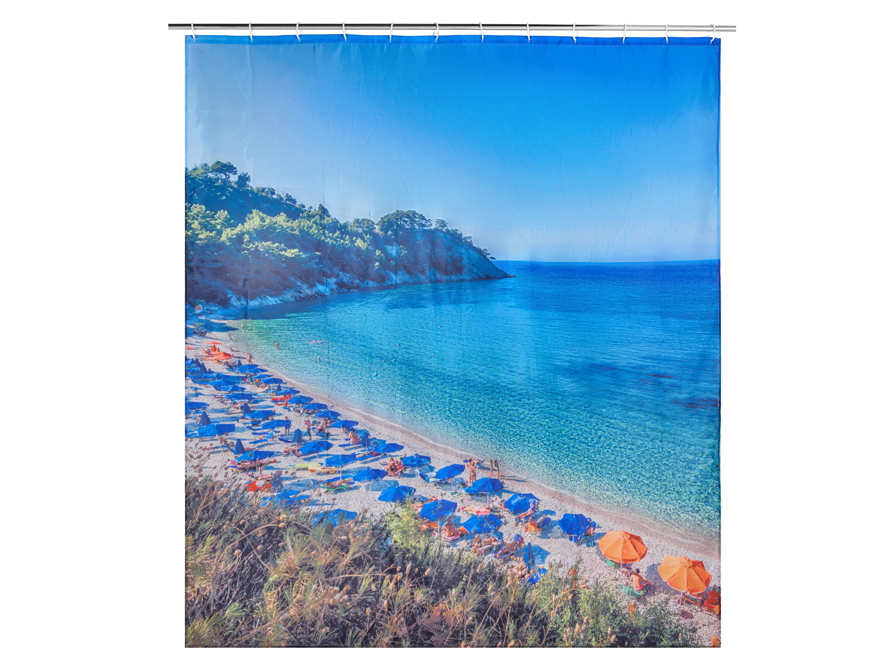 LIVARNO® Duschvorhang, 180 x 200cm (Strand)